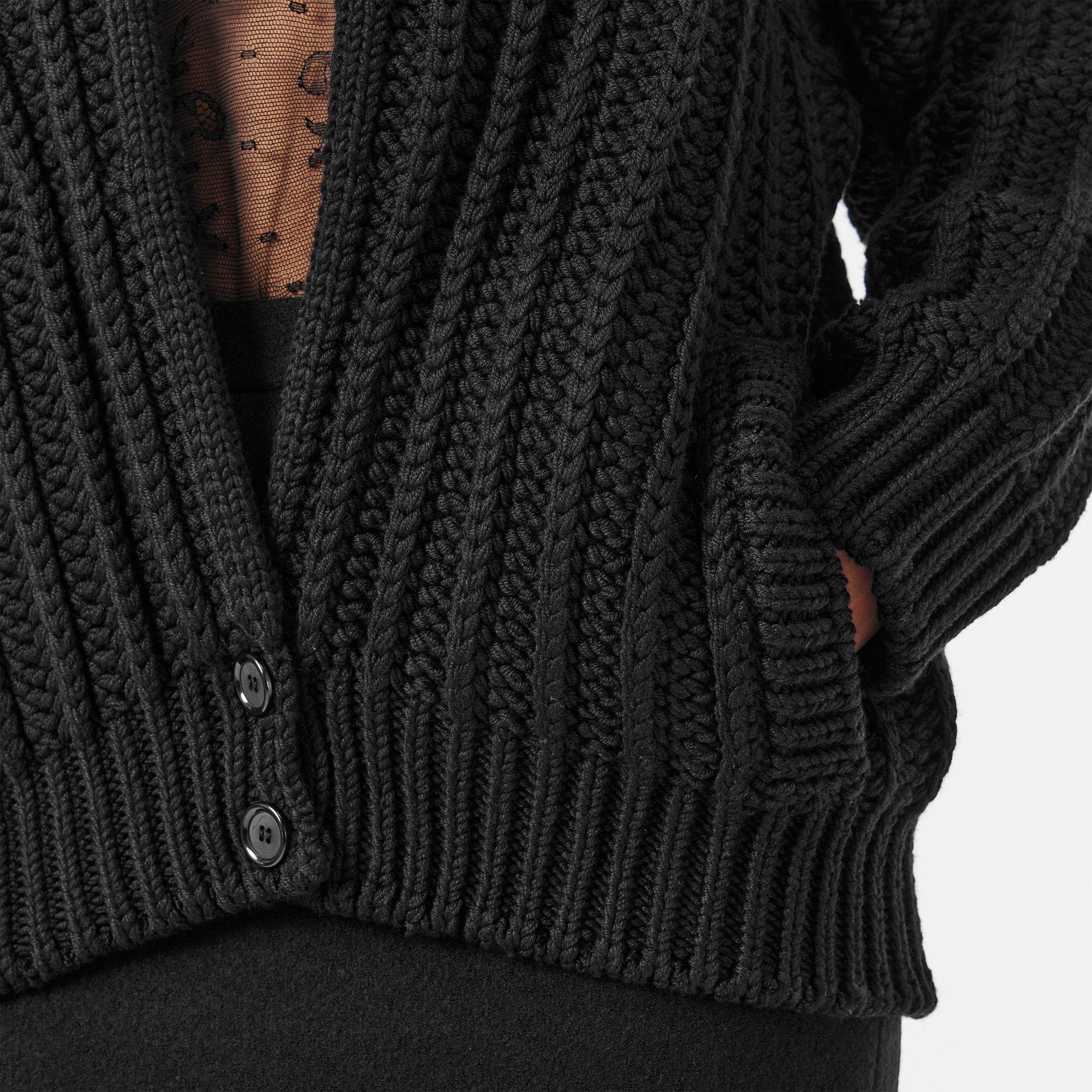 Nero - Dolce and Gabbana - Women's Button Knitwear Cardigan - 5