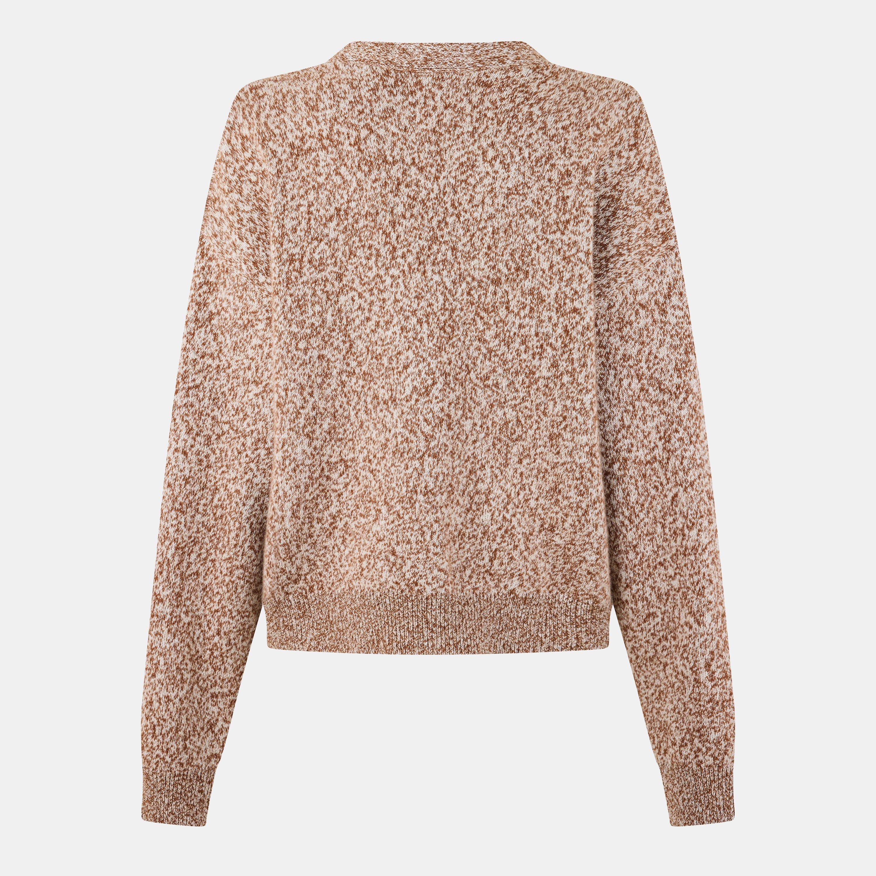 Spice Brown - Versace - Women's Cardigan - 2