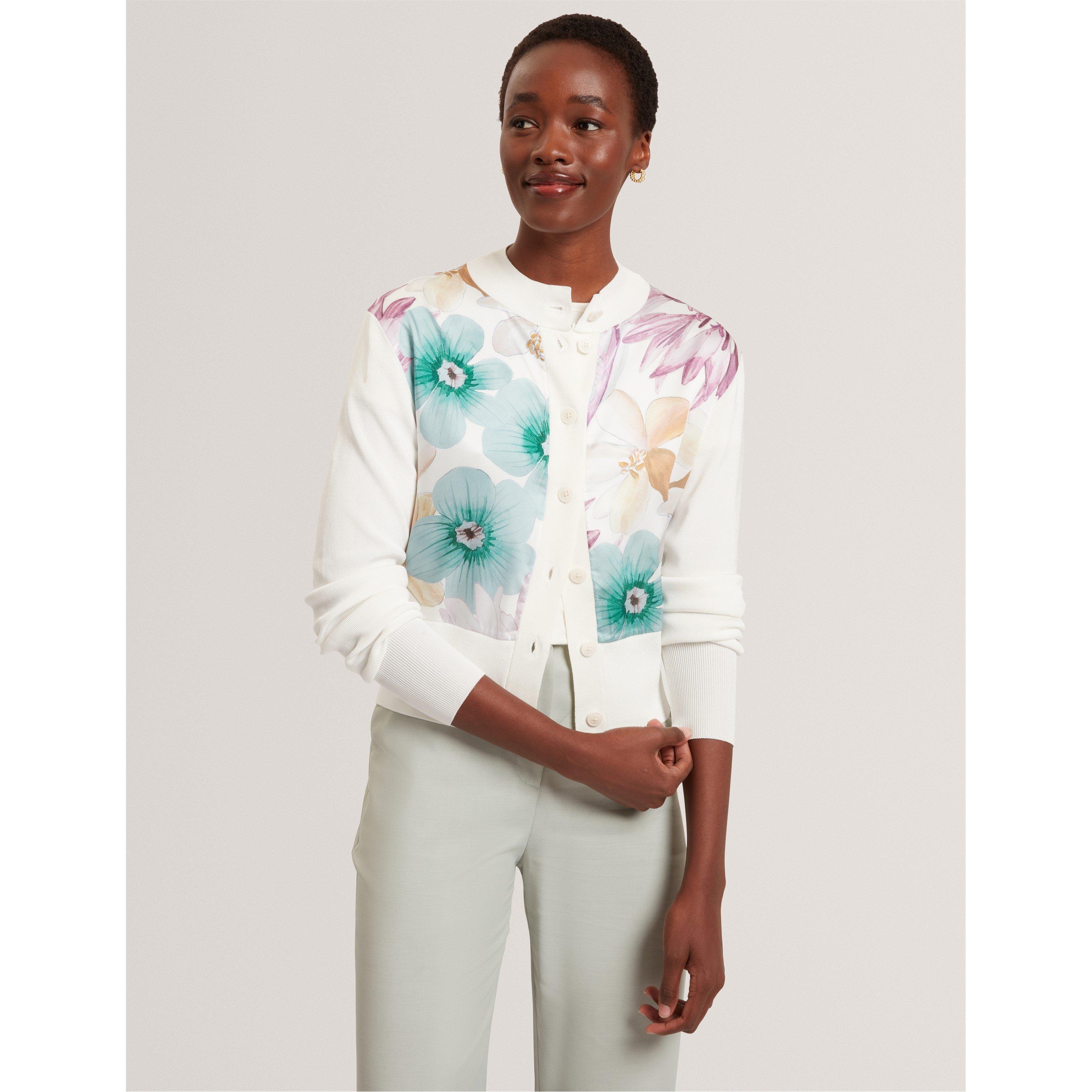Ivory - Ted Baker - Women's Woven Cardigan - 2