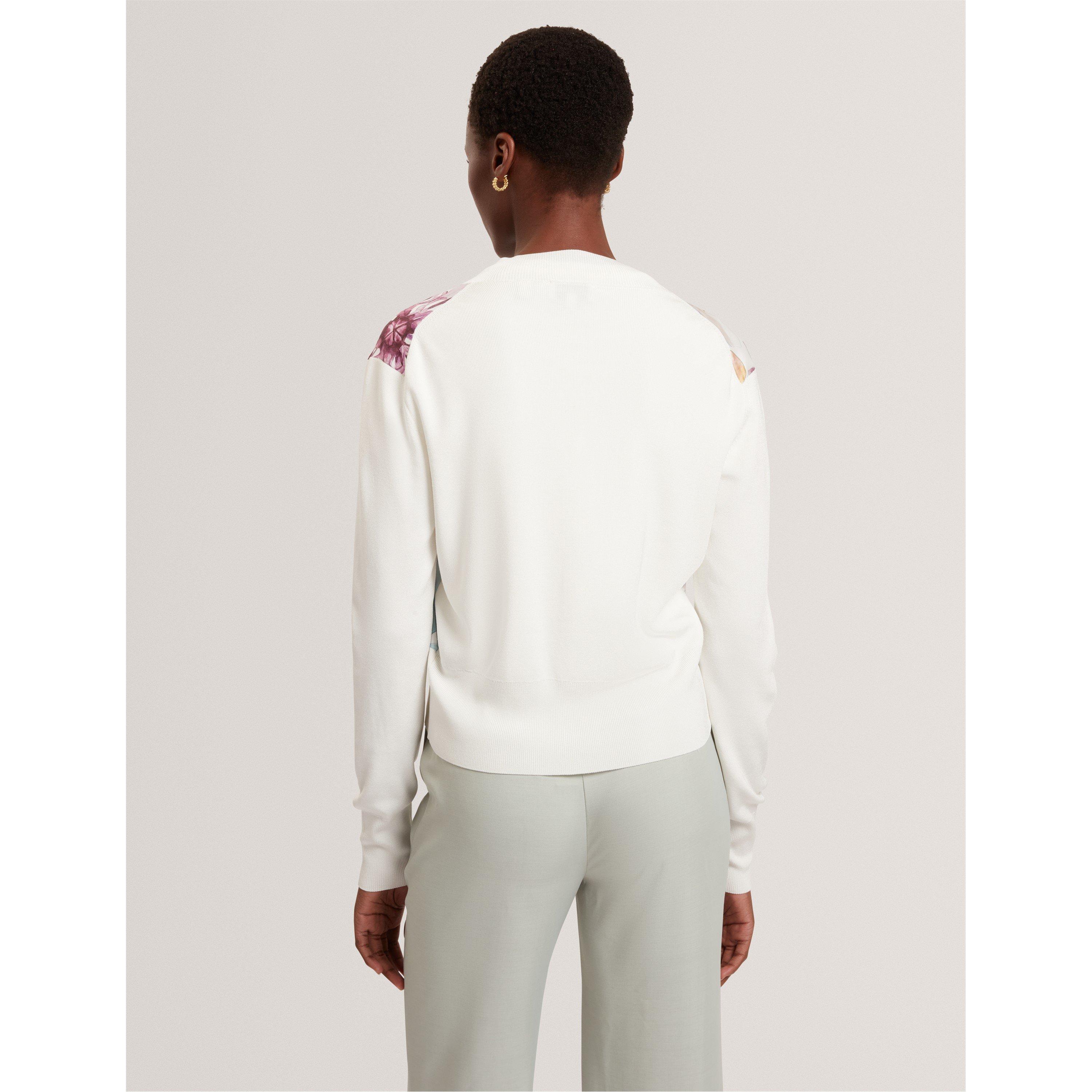 Ivory - Ted Baker - Women's Woven Cardigan - 3