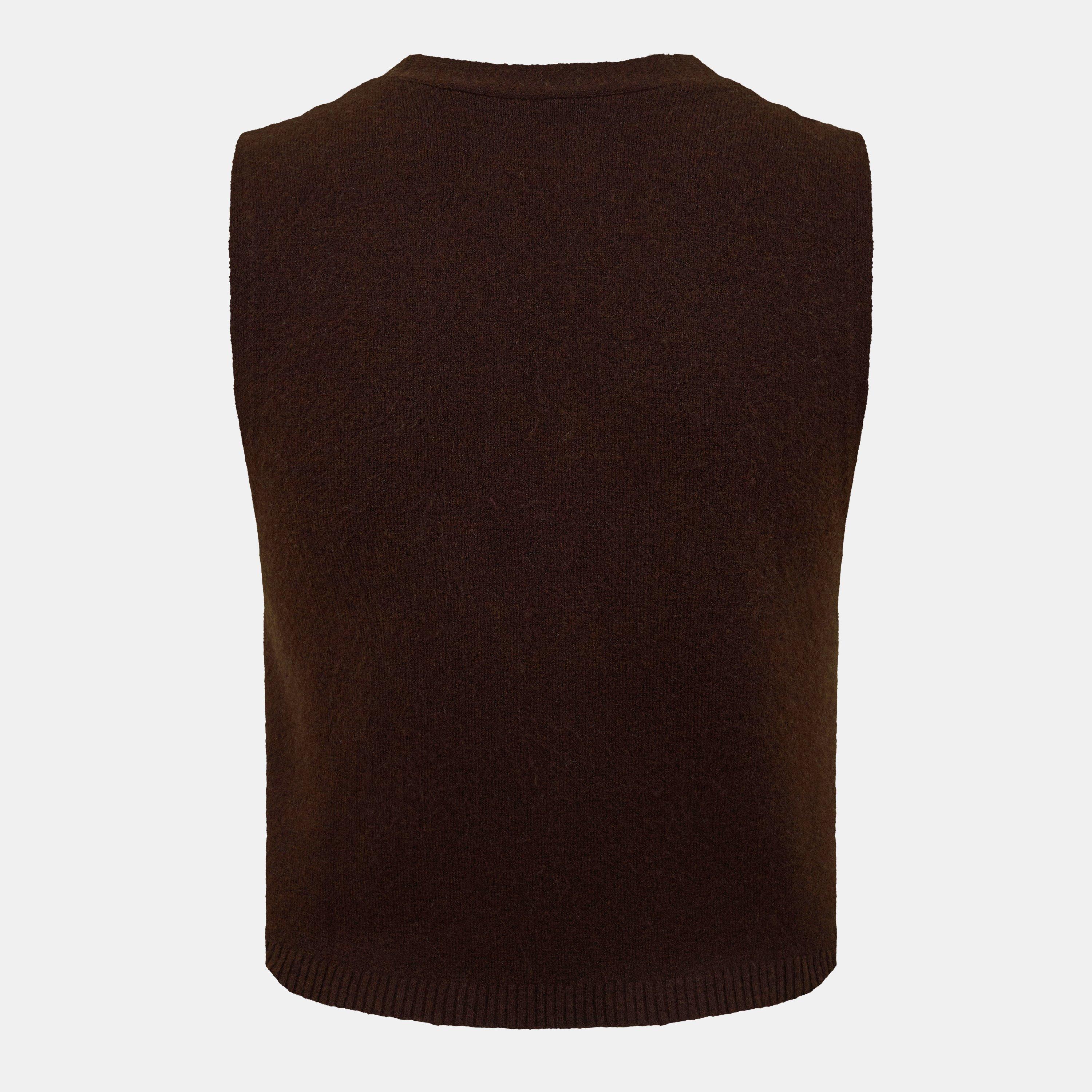 Cacao - Jack Wills - Knitted Sweater Vest - 2