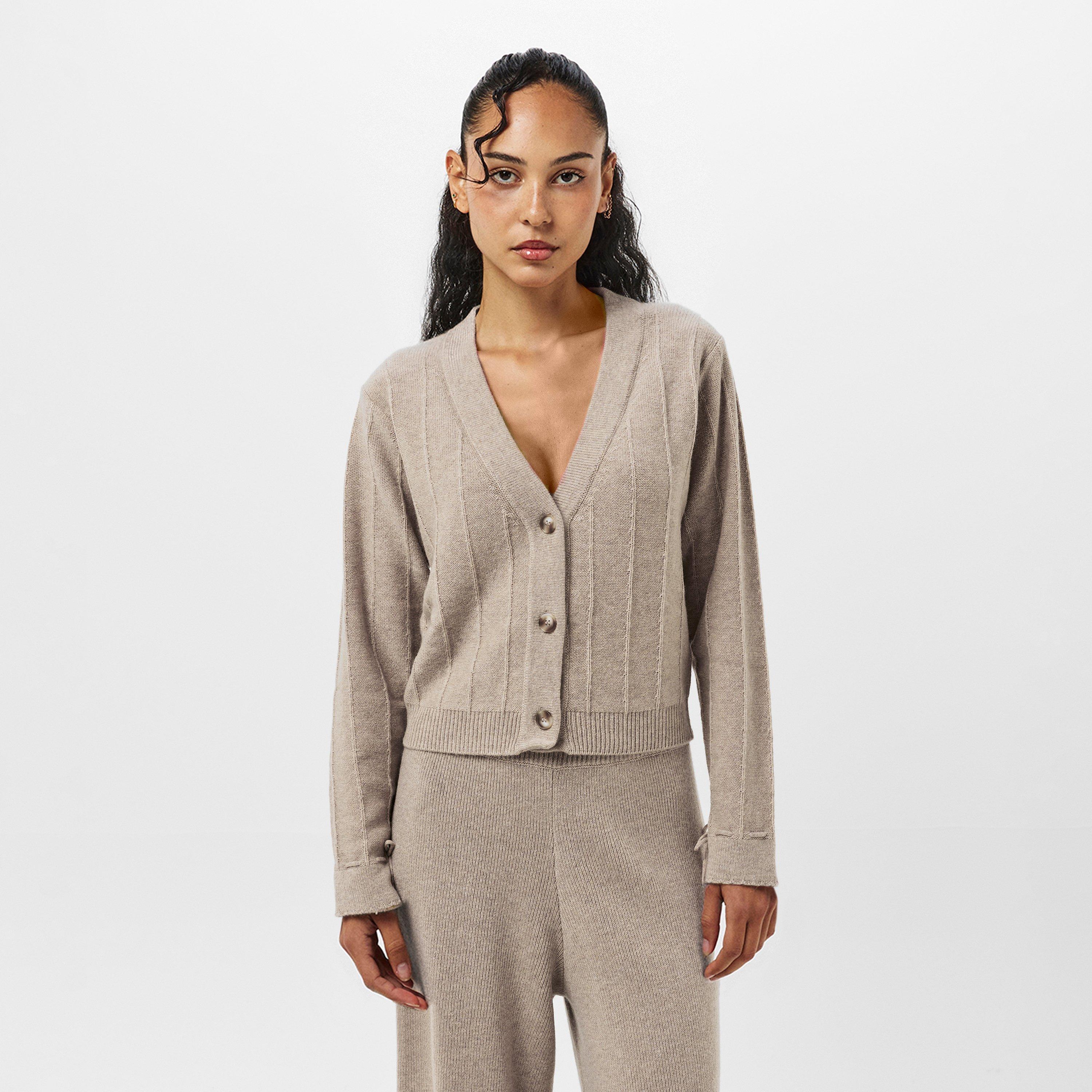 Flaxen - Raey - Women's Knit Long Sleeve Cardigan - 3