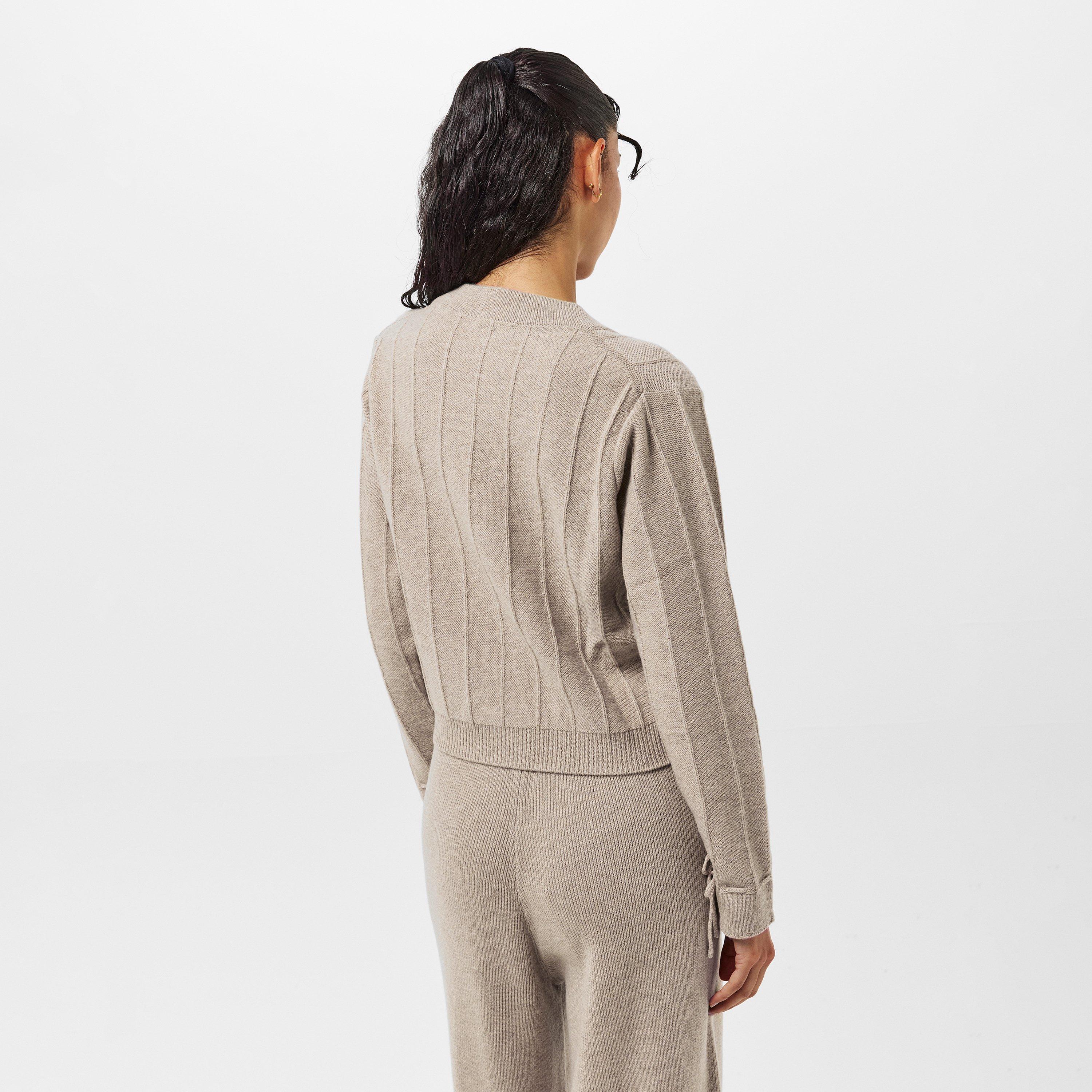 Flaxen - Raey - Women's Knit Long Sleeve Cardigan - 4