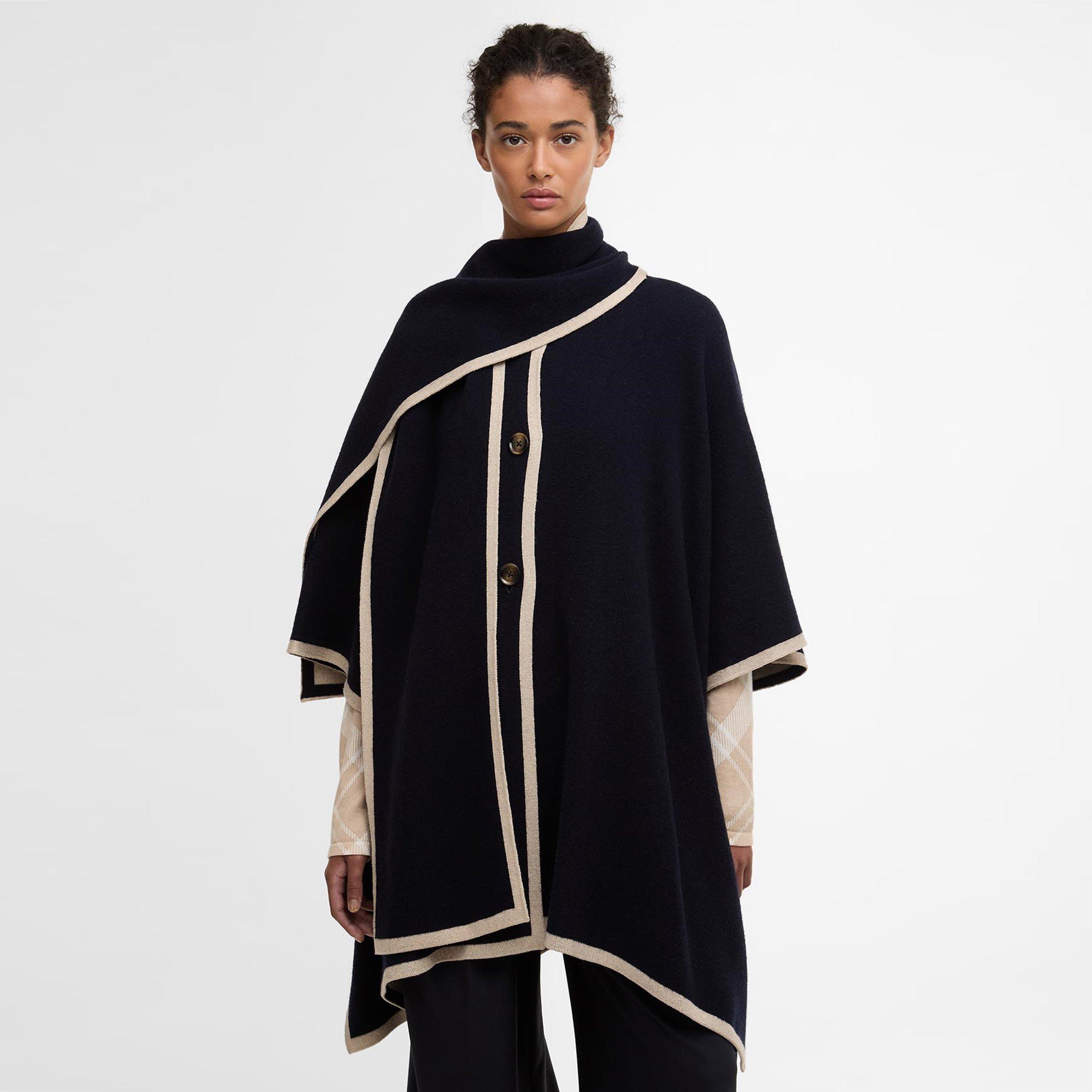 Dark Navy - Barbour - Womens River Cape - 2