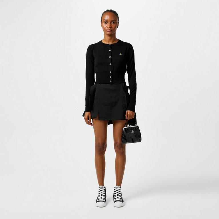 Vivienne Westwood | WomenS Logo Wool Bea Cropped Cardigan Vivienne Westwood | WomenS Logo Wool Bea Cropped Cardigan