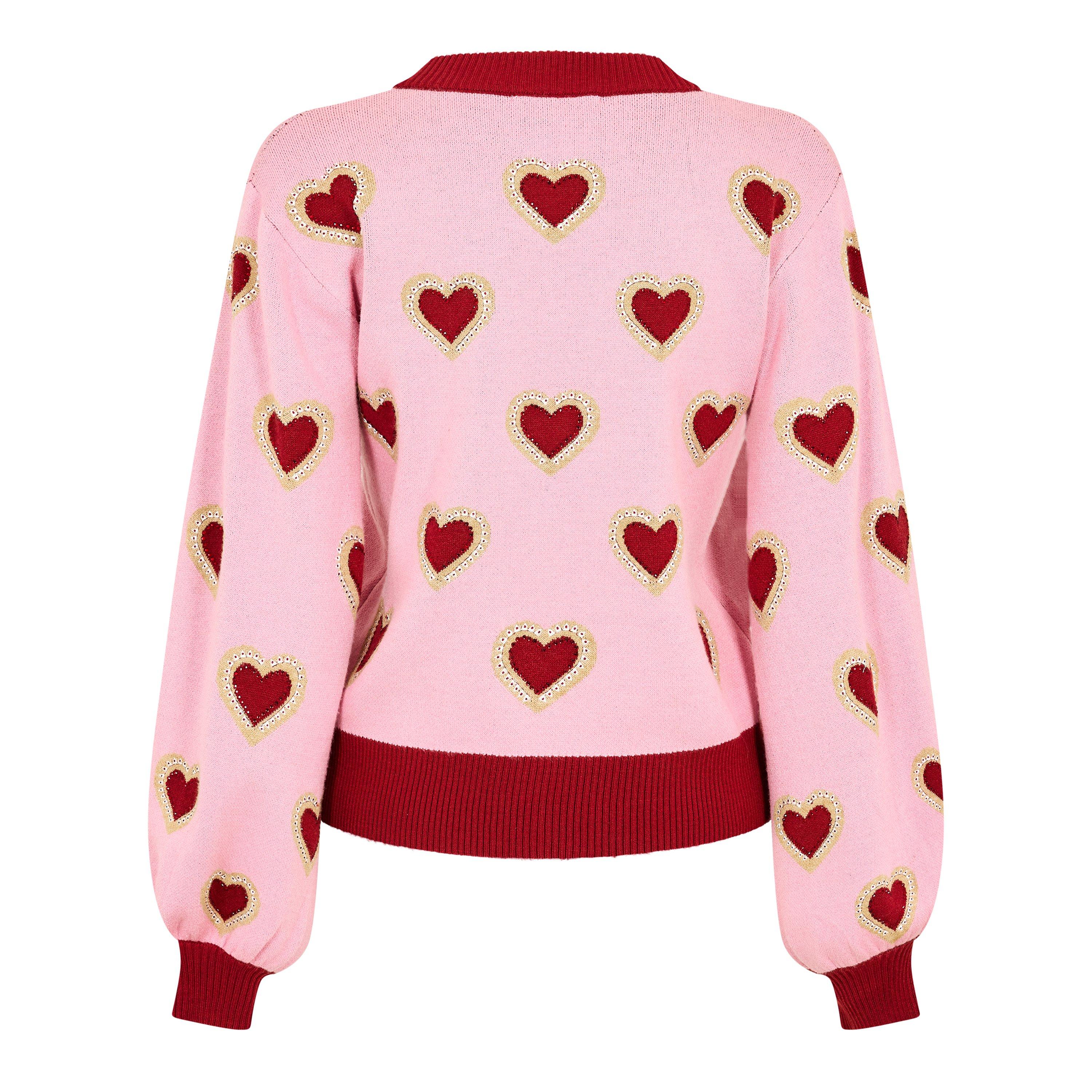 Pink - Never Fully Dressed - Never Heart Cardigan Ld62 - 2