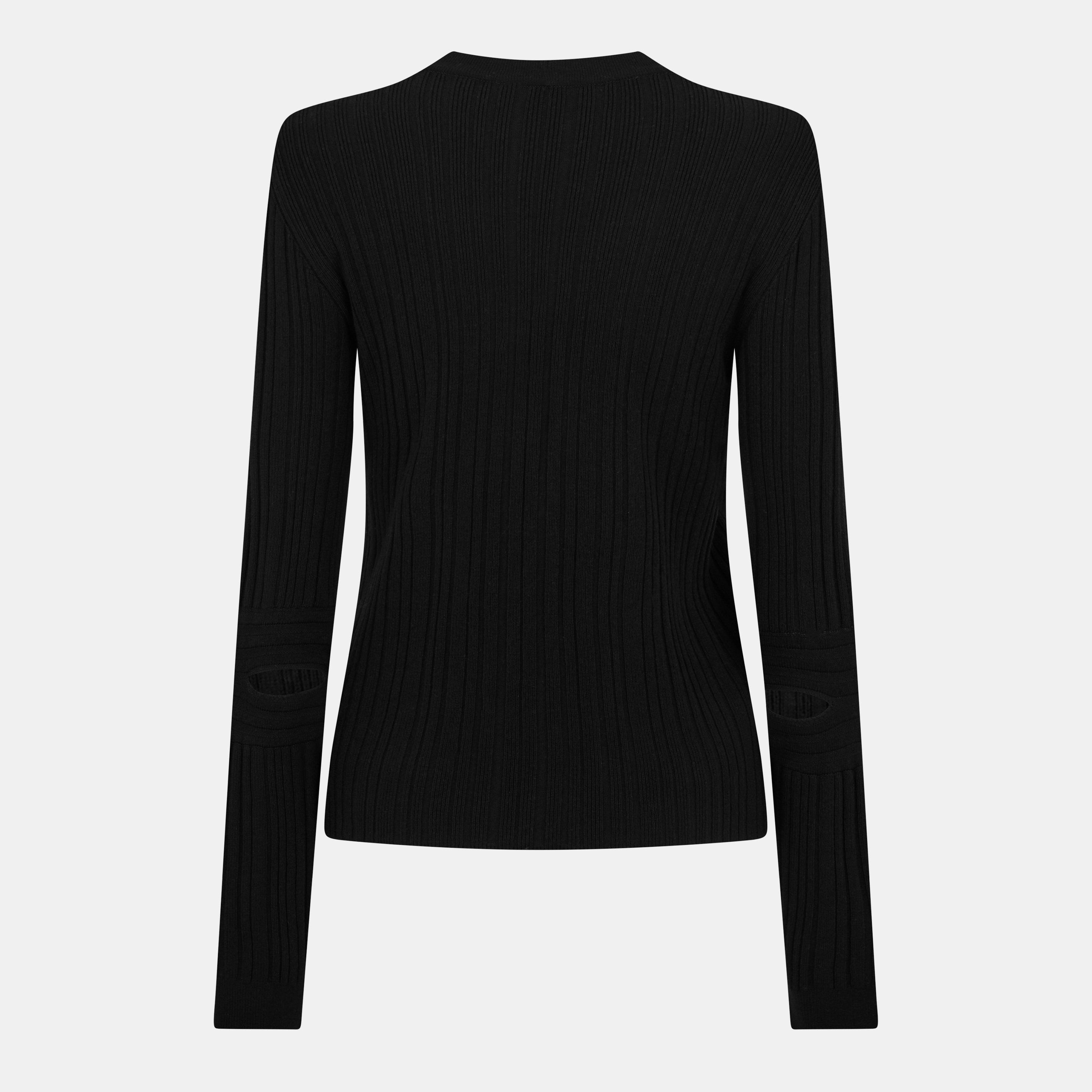 Black/White - Off White - Women's Cardigan - 2