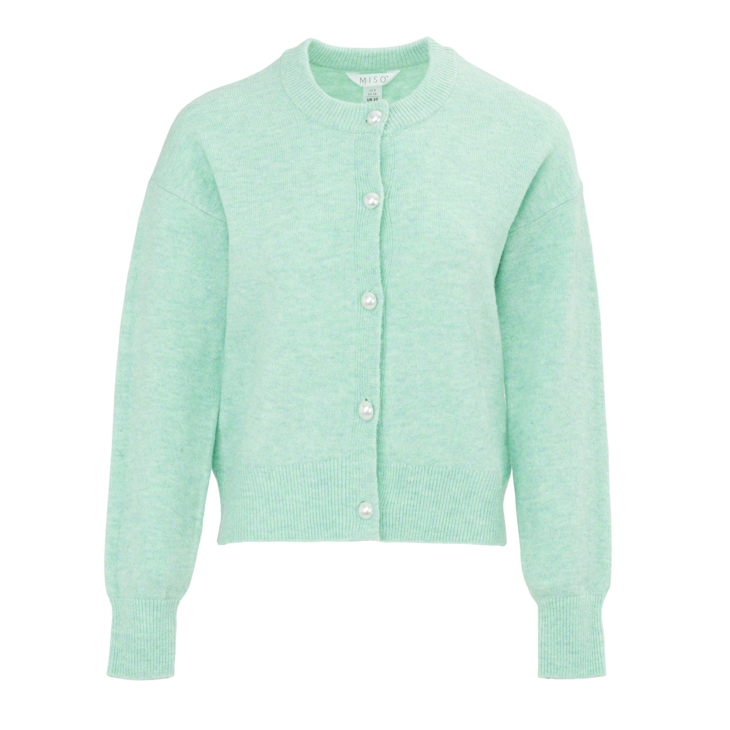 Verde - Miso - Spandex Button Cardigan Women - 1