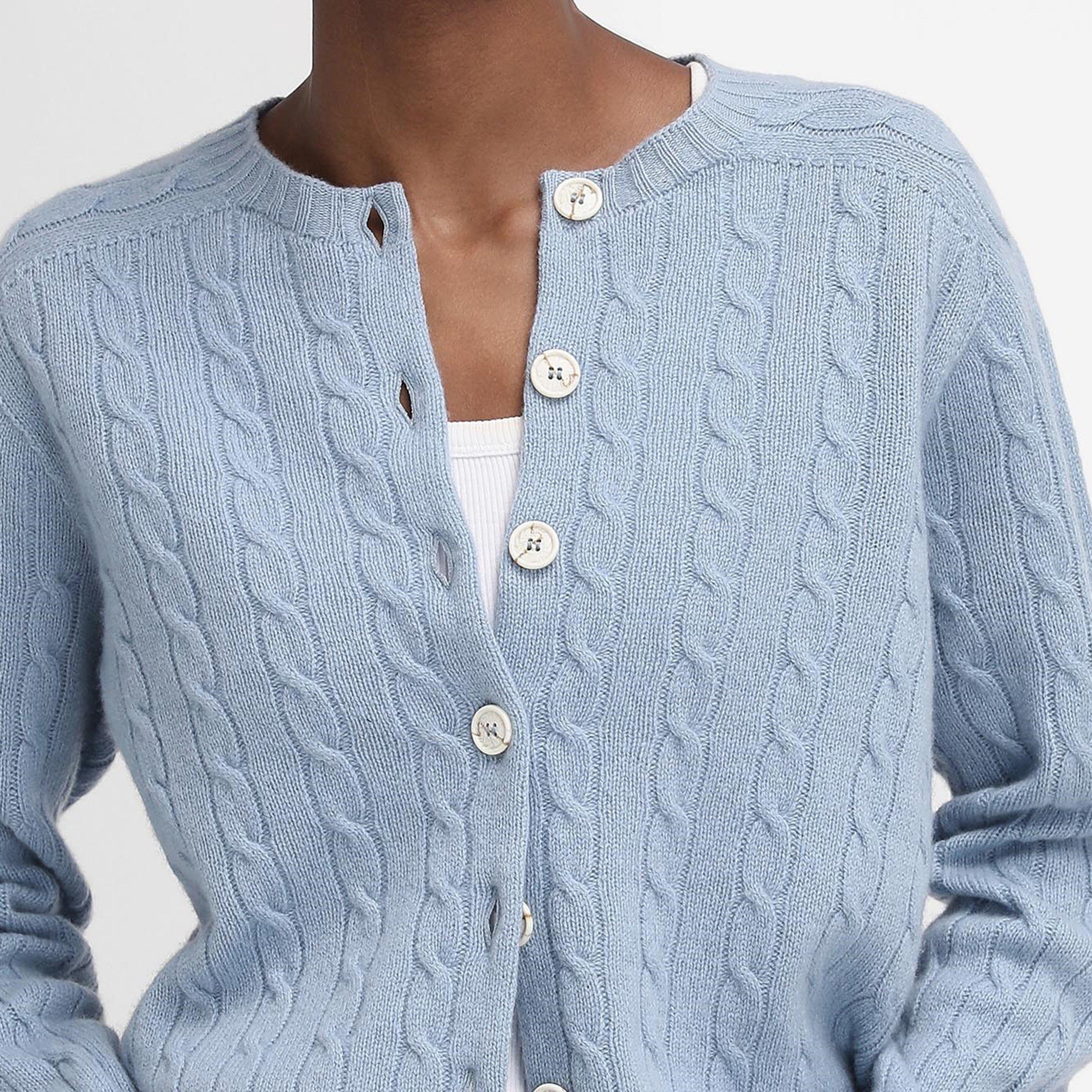 Woad Blue - Barbour - The Edit by Alexa Gail Cardigan - 4