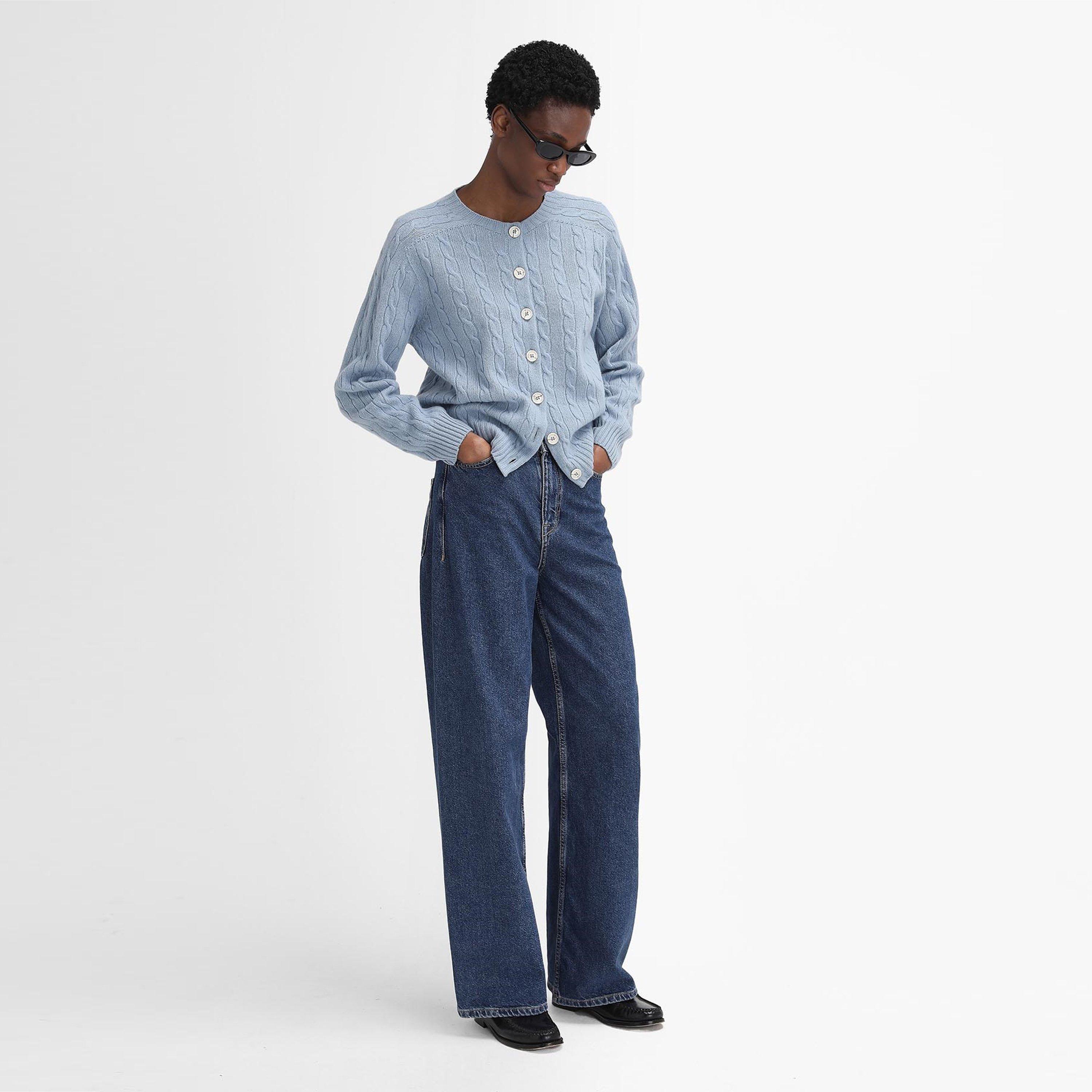 Woad Blue - Barbour - The Edit by Alexa Gail Cardigan - 5