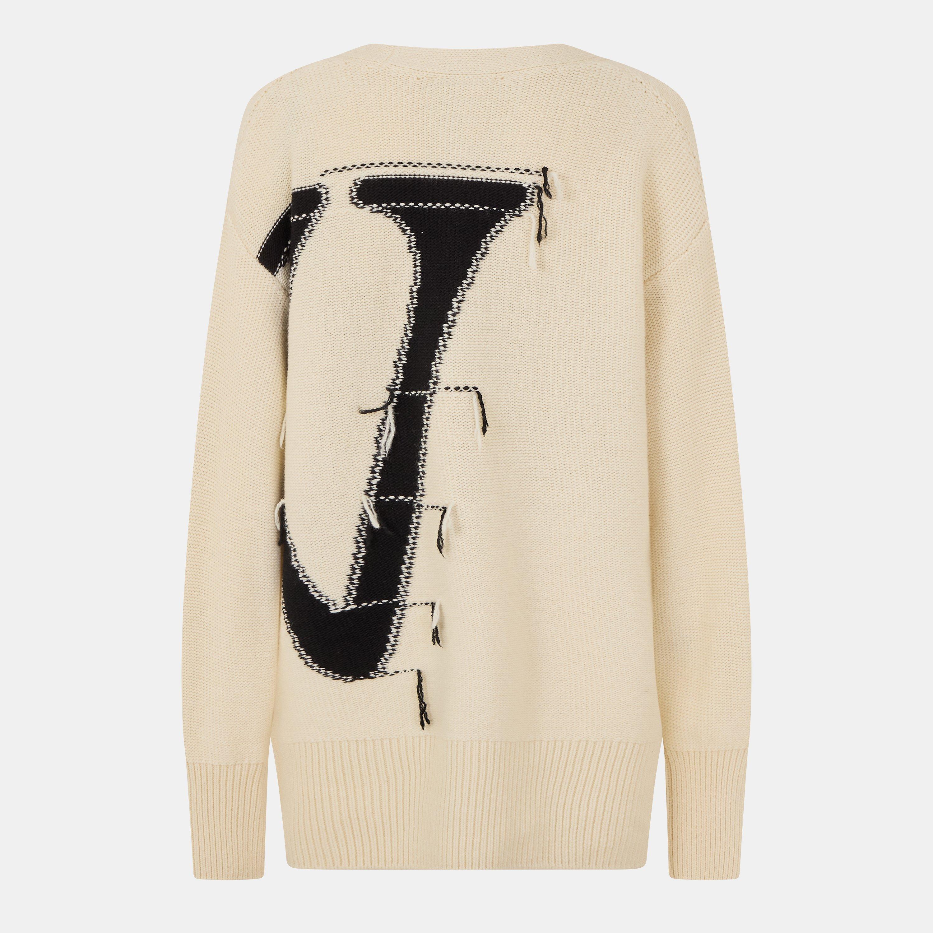 White/Black - Off White - Women's Cardigan - 2