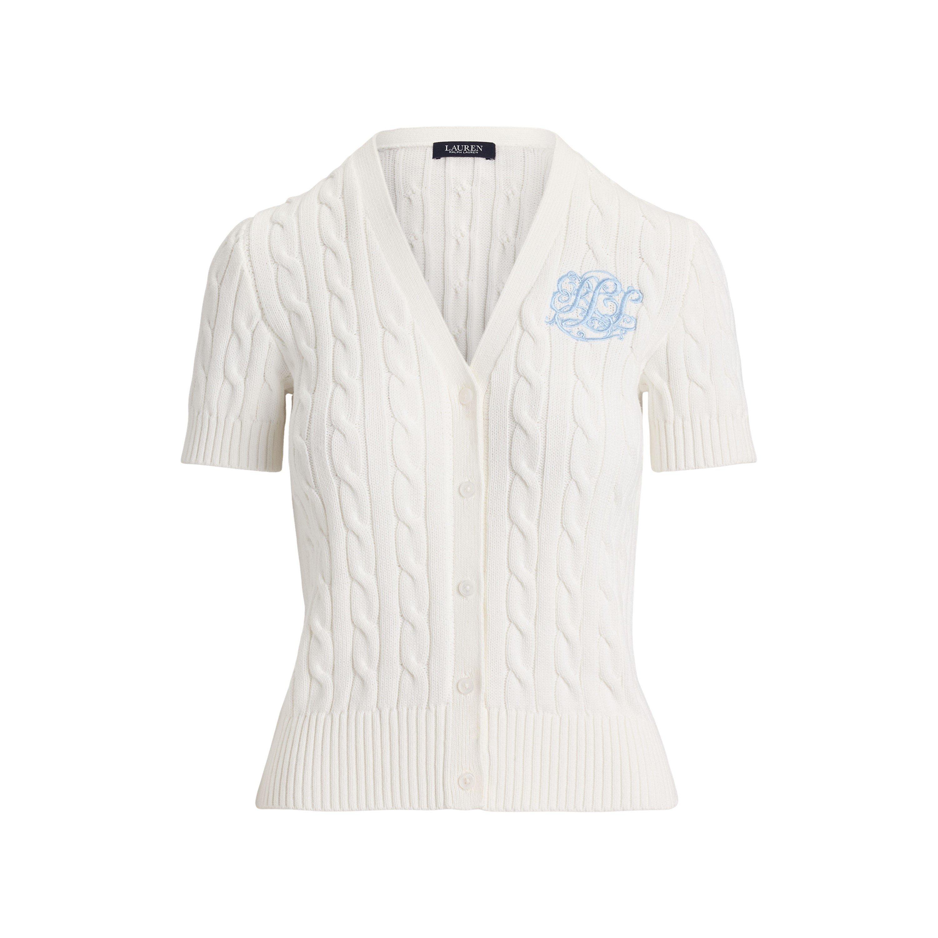 WHITE - Lauren by Ralph Lauren - Women's Cardigan - 1