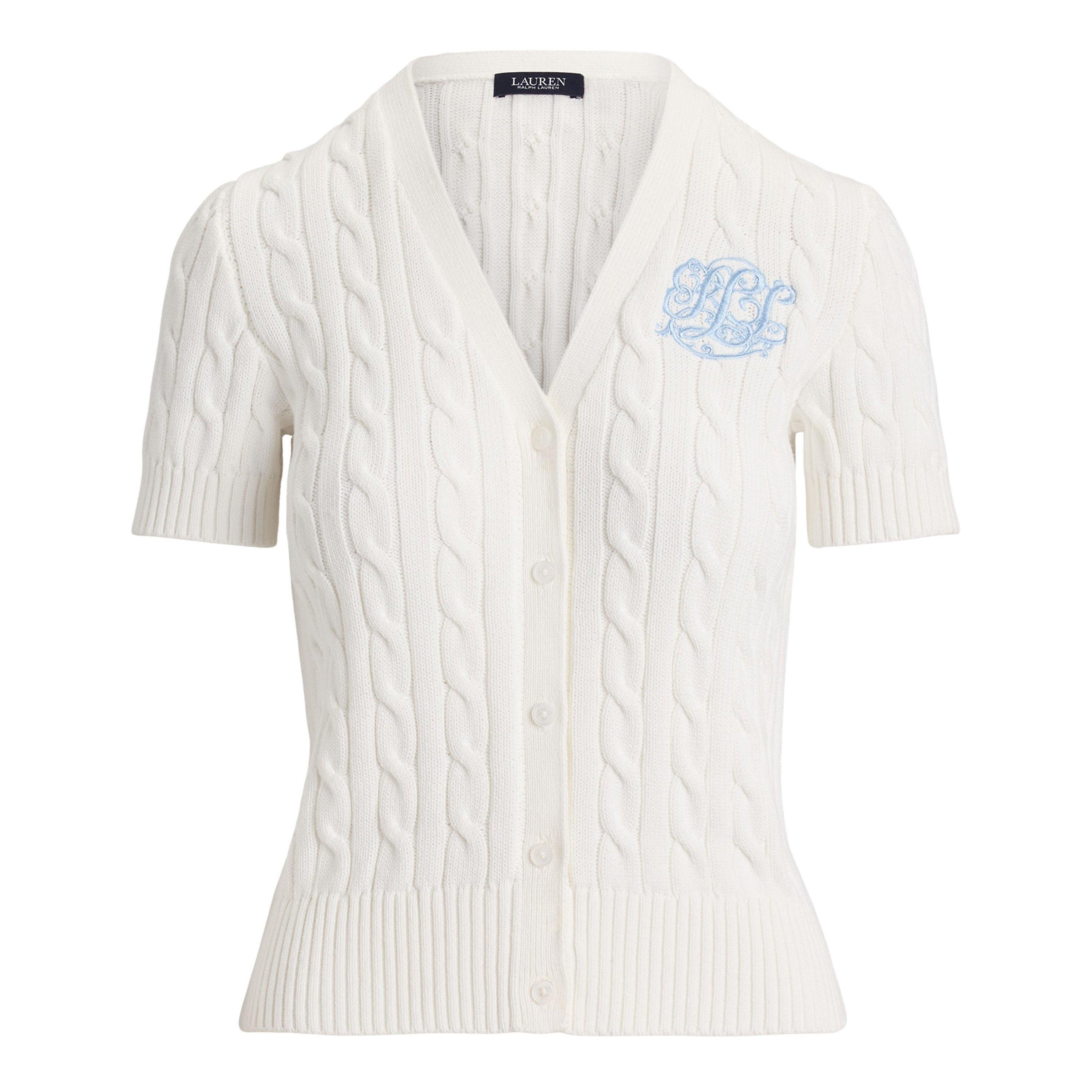 Lauren By Ralph Lauren Women's Cardigan - White - 12 (M)