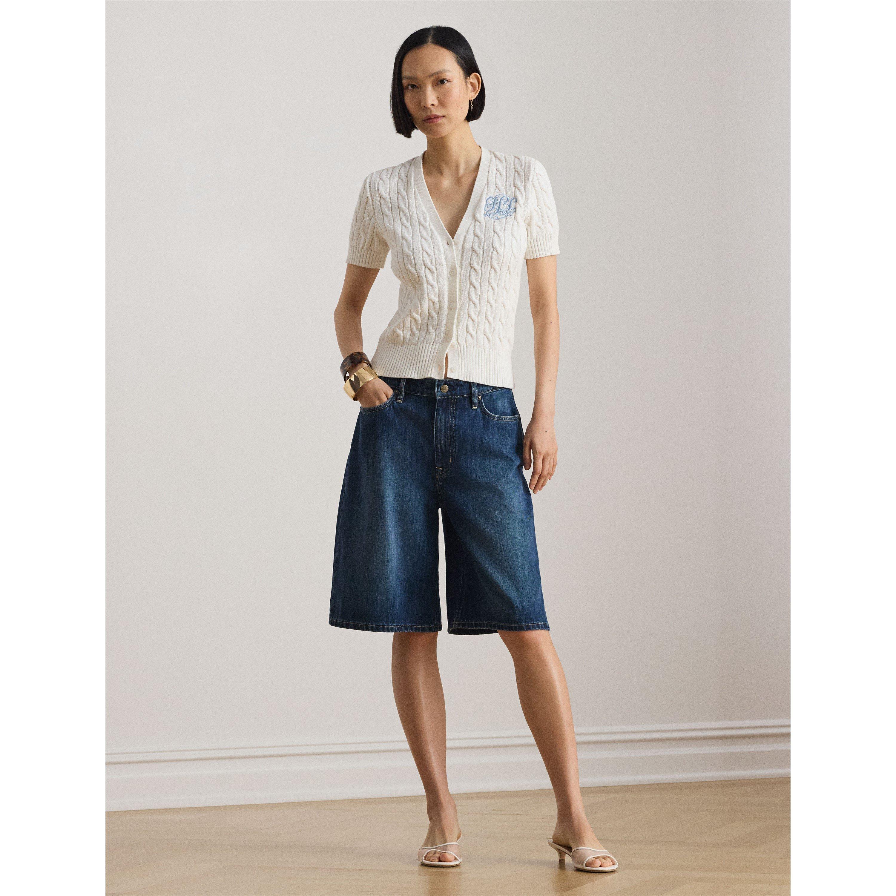 WHITE - Lauren by Ralph Lauren - Women's Cardigan - 5