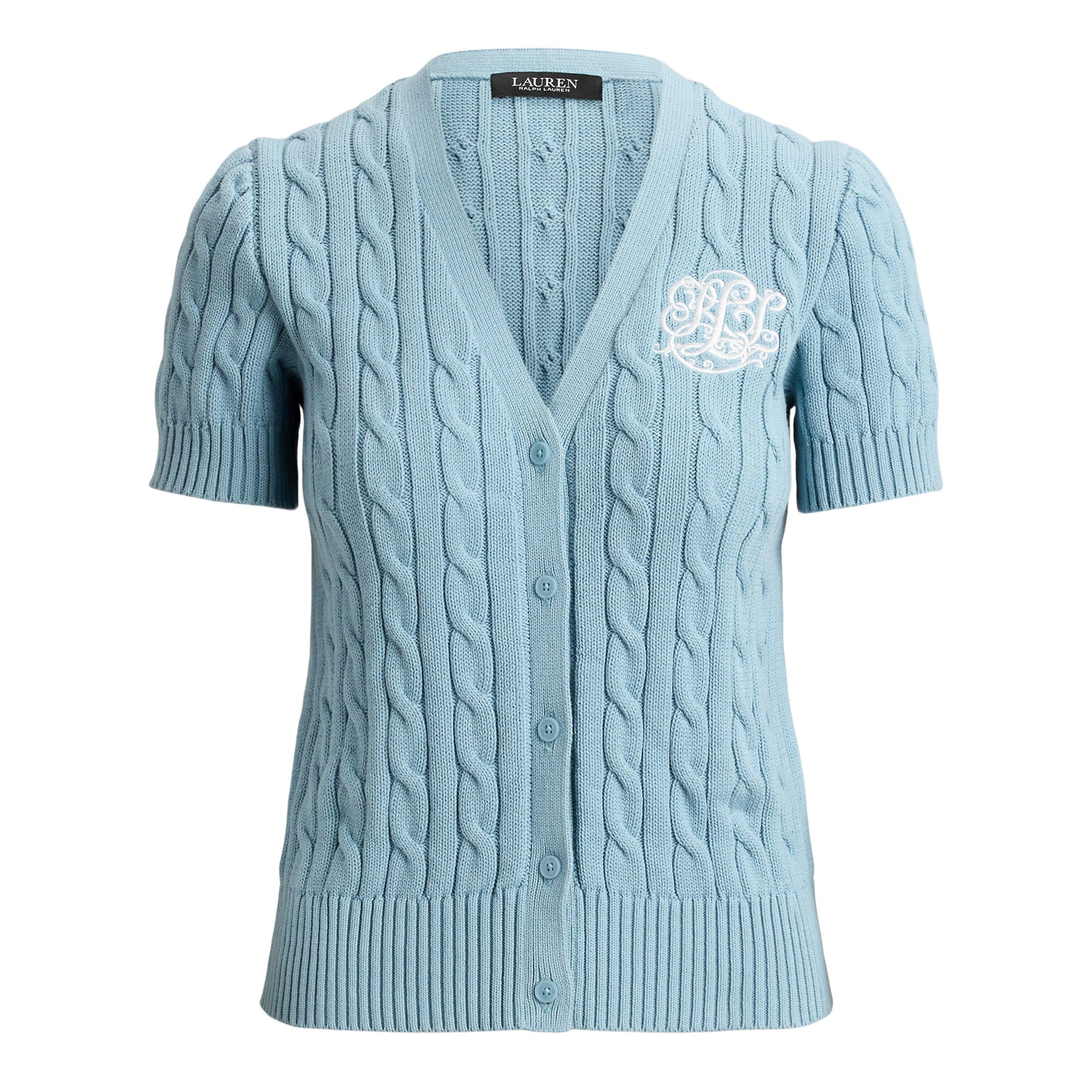 Lauren By Ralph Lauren Women's Cardigan - Blue Note - 12 (M)