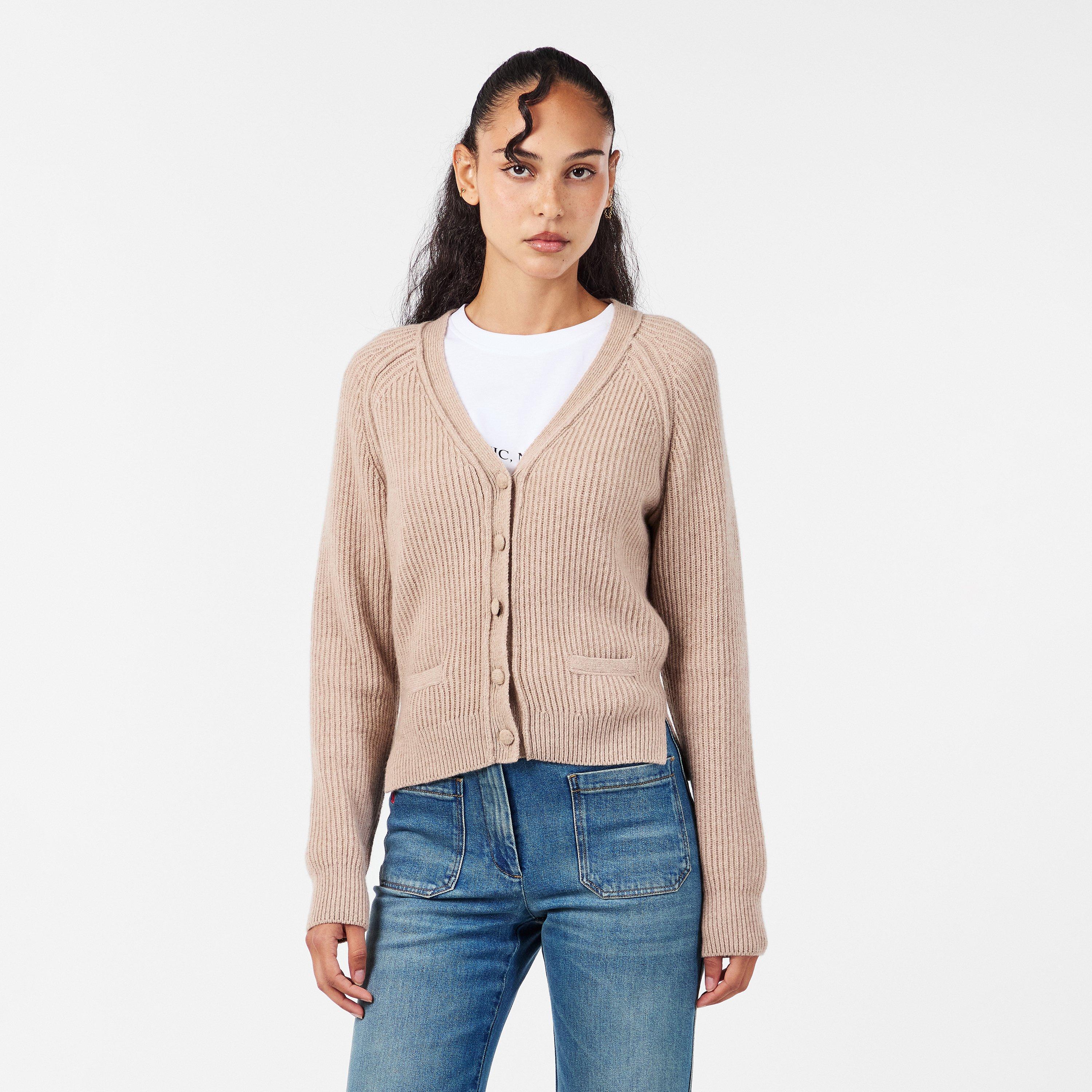 Sand - Victoria Beckham - Women's Cardigan - 3