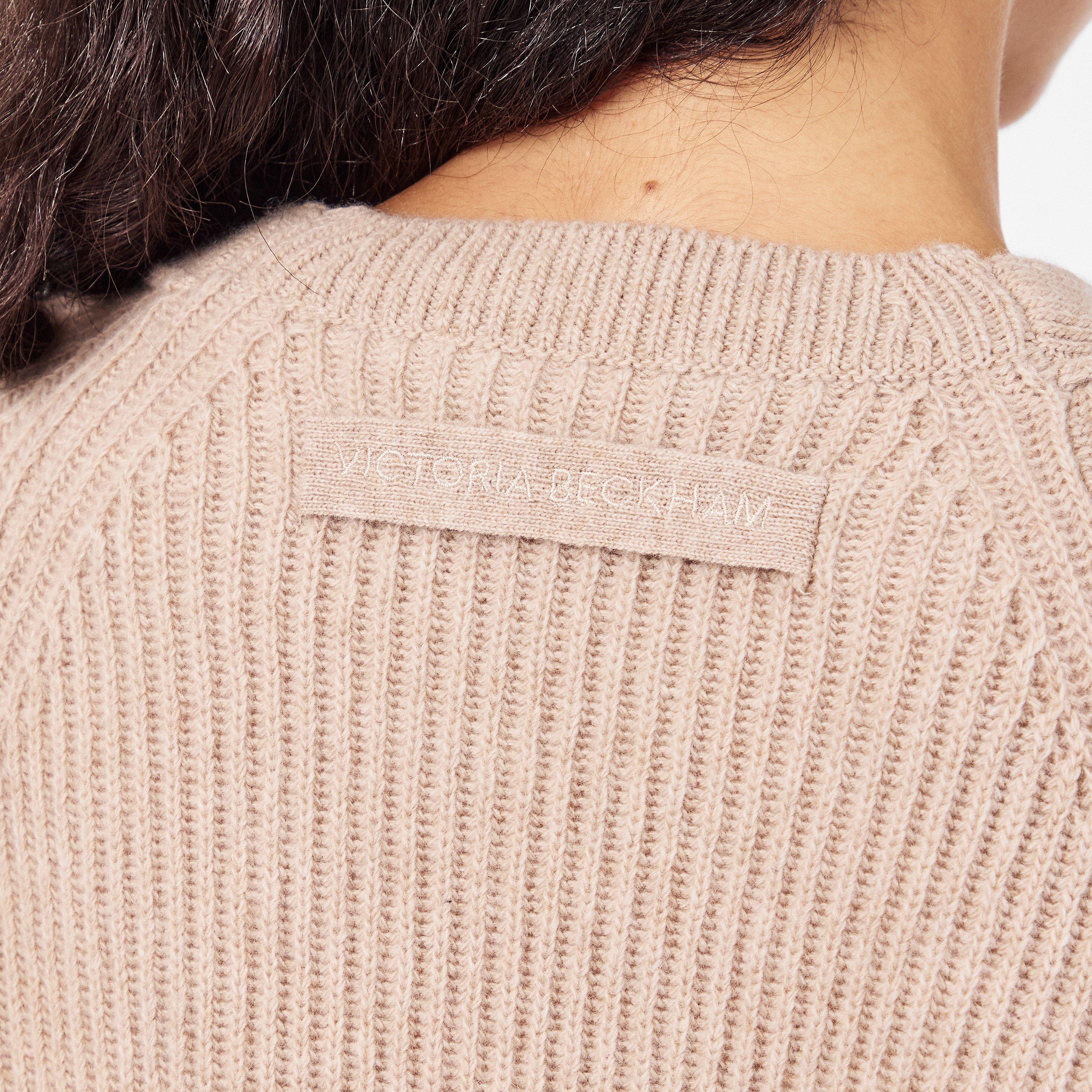 Sand - Victoria Beckham - Women's Cardigan - 5