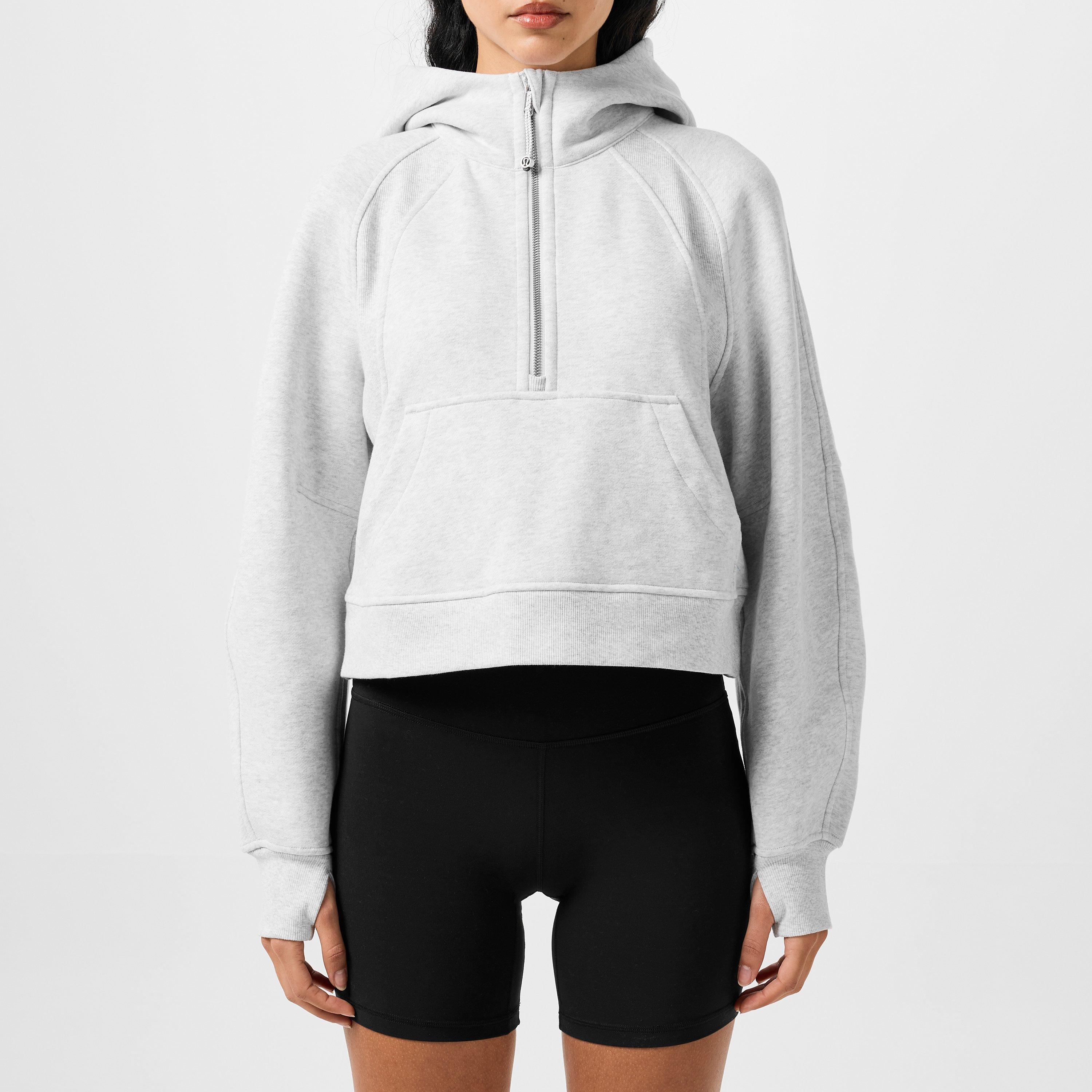 Heathered Co - Lululemon - Women'S Logo Cotton Oversized Zipped Hoodie - 3