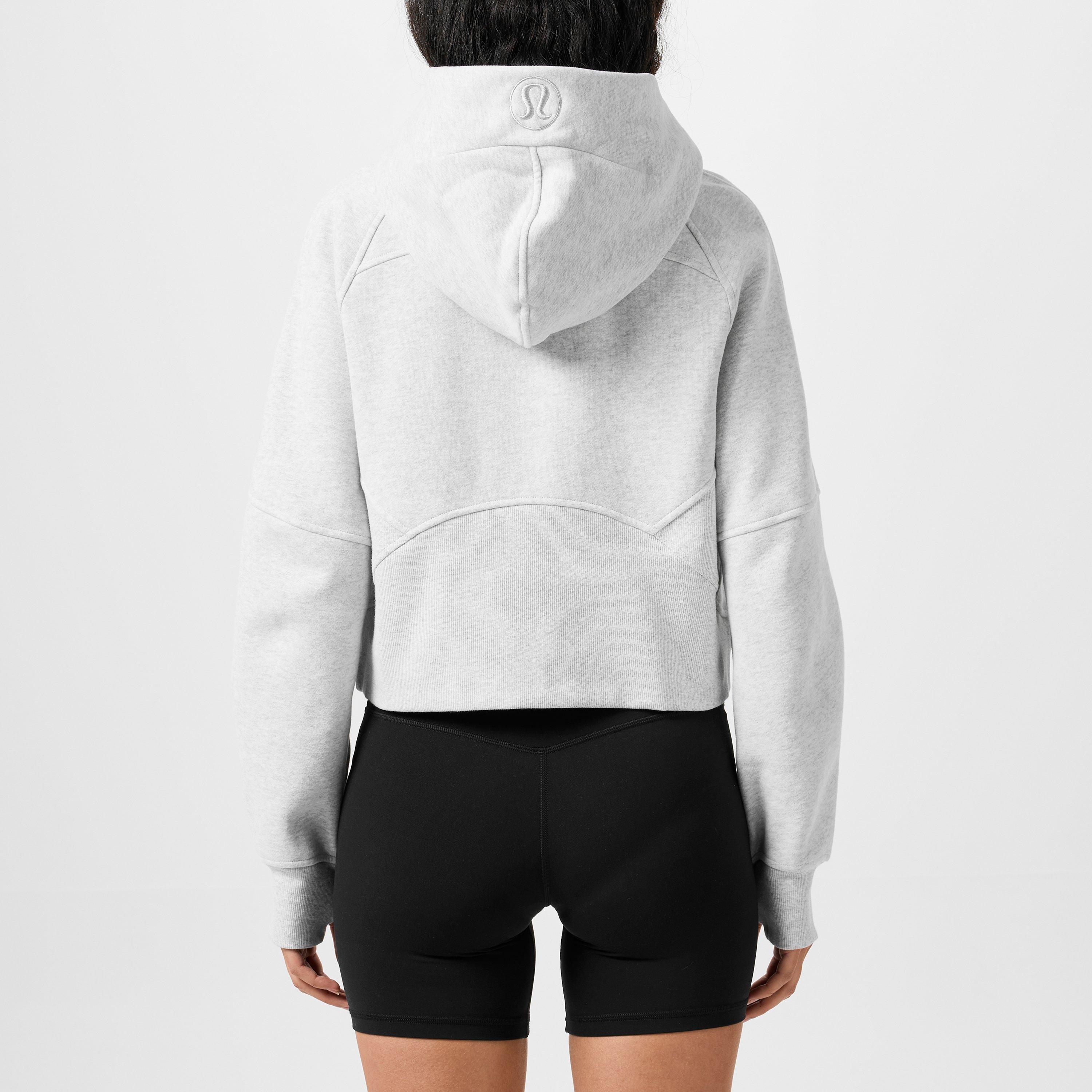 Heathered Co - Lululemon - Women'S Logo Cotton Oversized Zipped Hoodie - 4