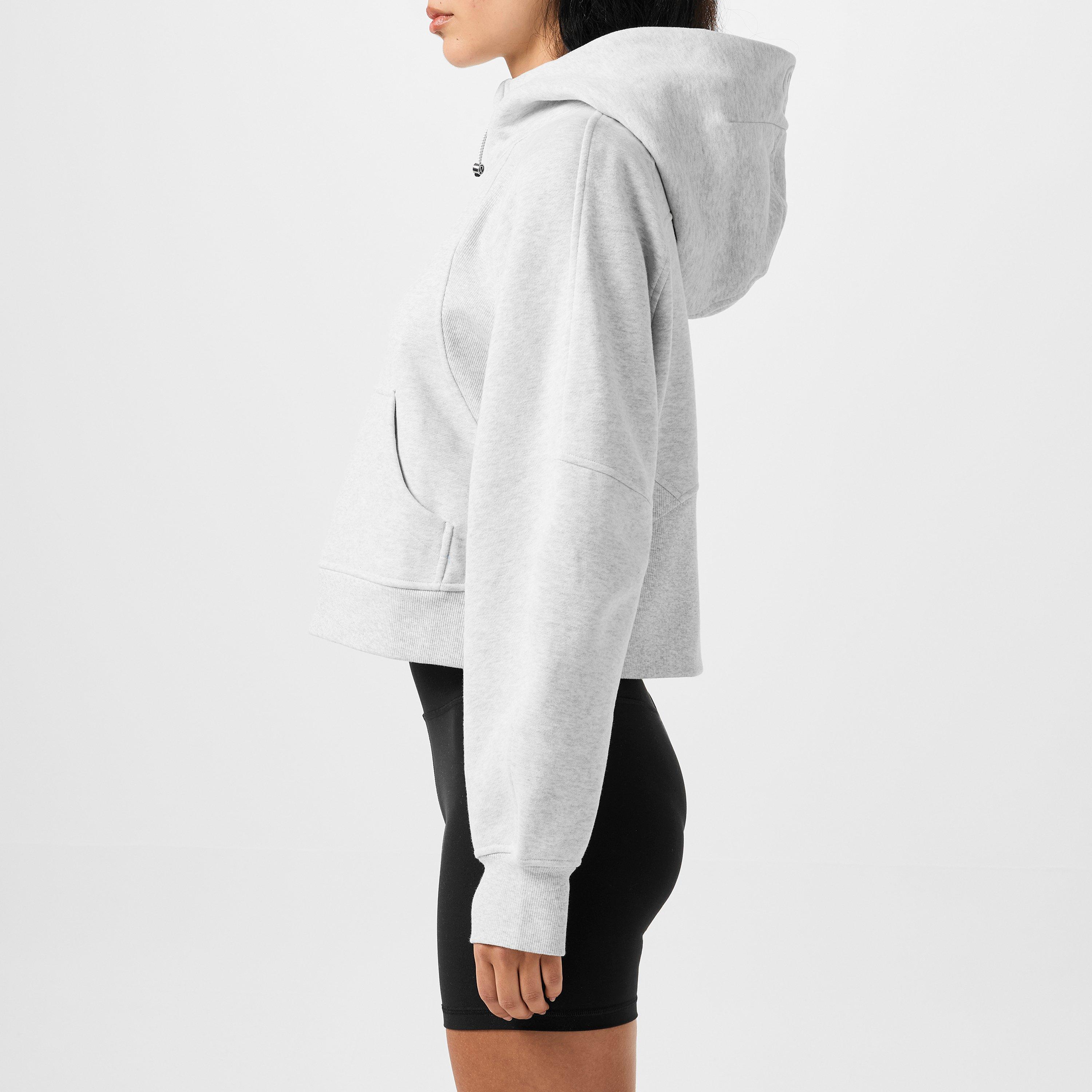 Heathered Co - Lululemon - Women'S Logo Cotton Oversized Zipped Hoodie - 5