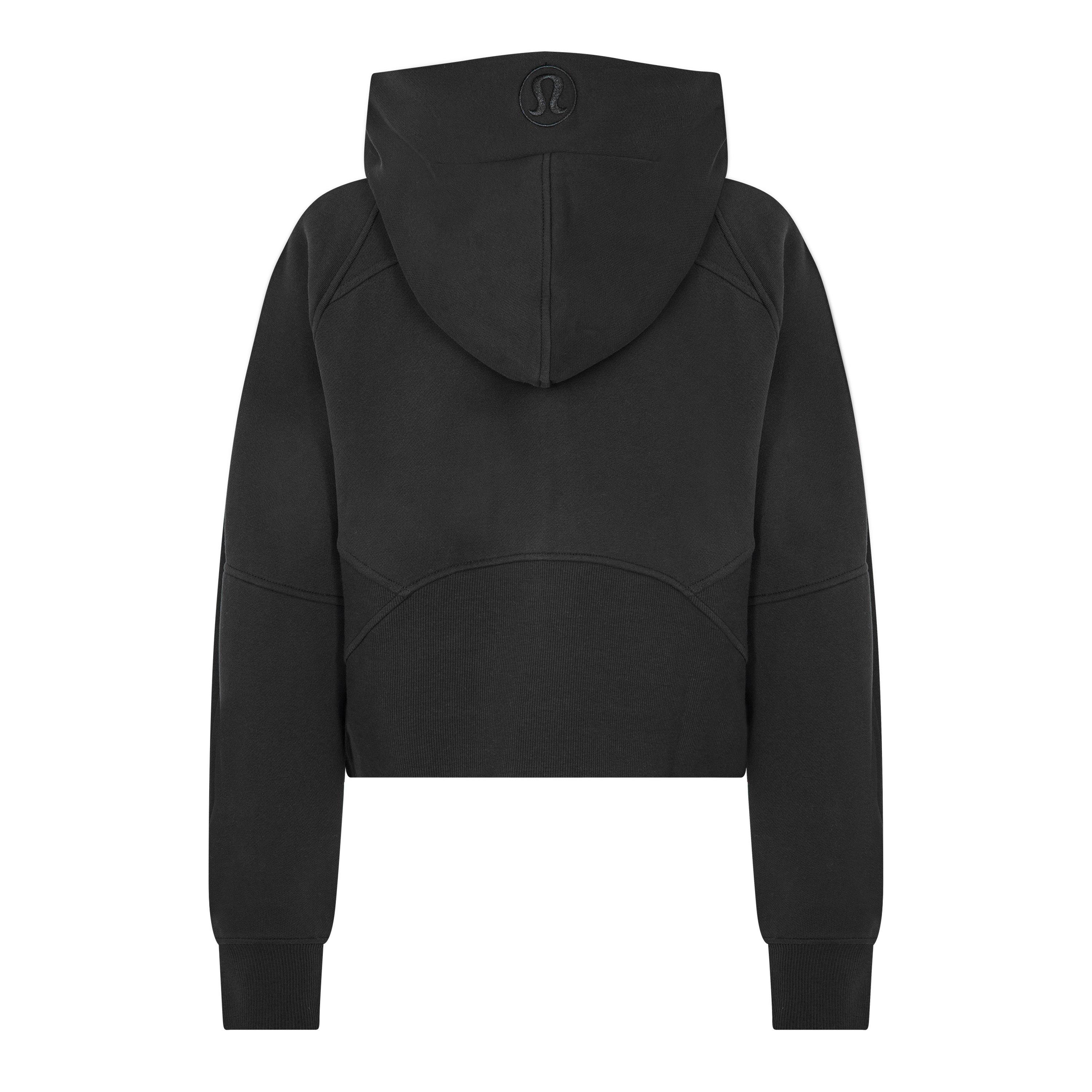 Black - Lululemon - Women'S Logo Cotton Oversized Zipped Hoodie - 2