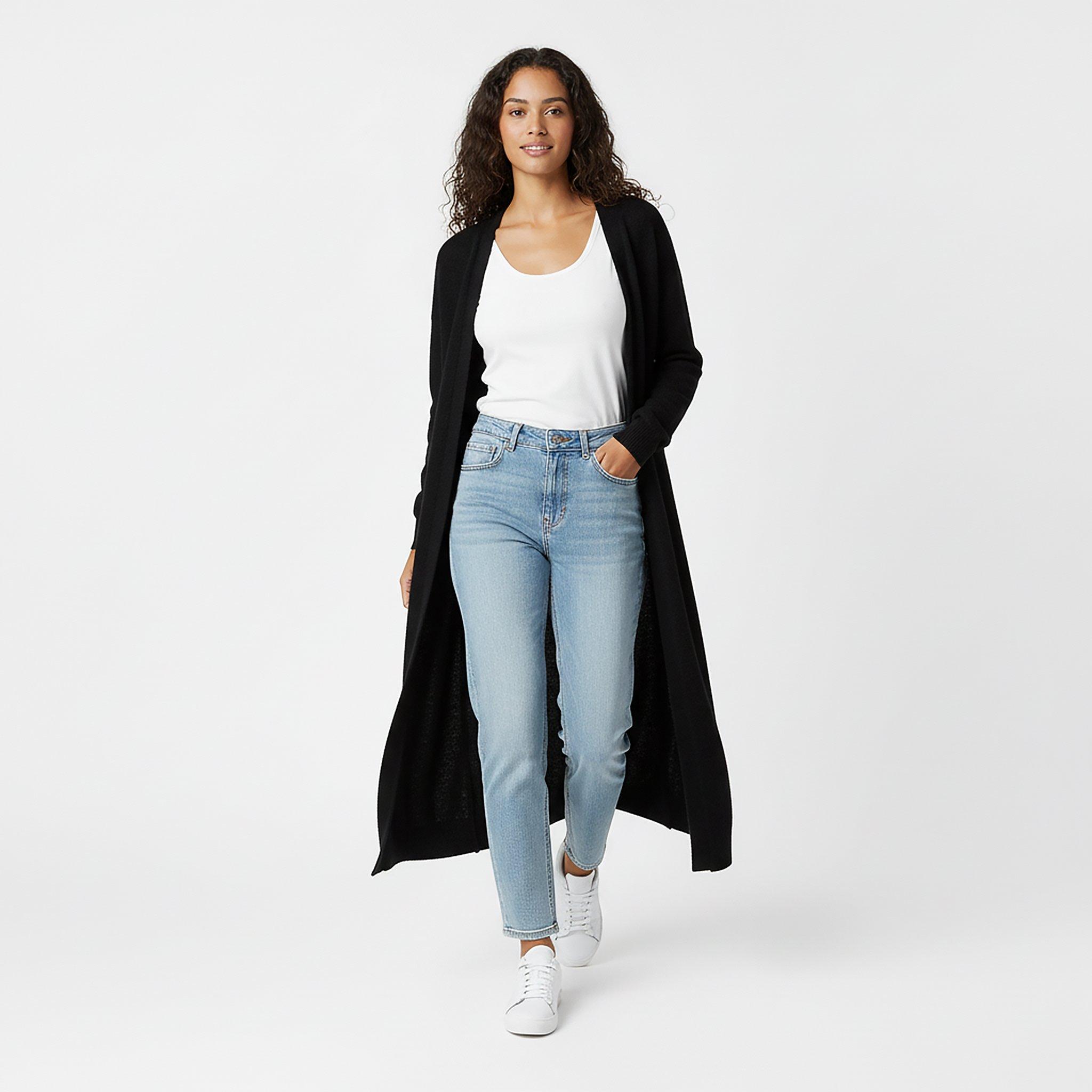 Black - Jack Wills - Women's Maxi Length Cardigan - 5
