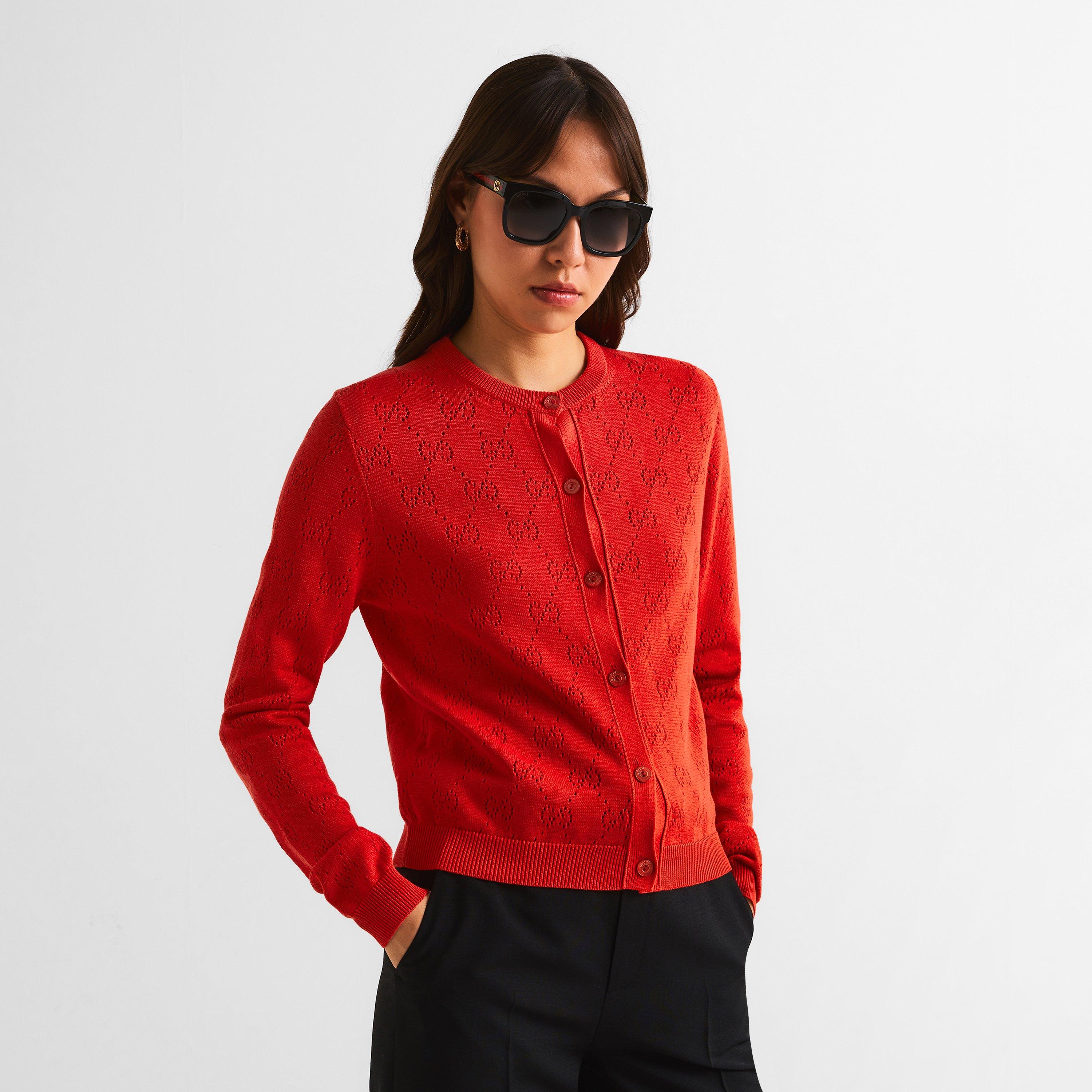 Coral Rose - Gucci - Women's Cardigan - 3