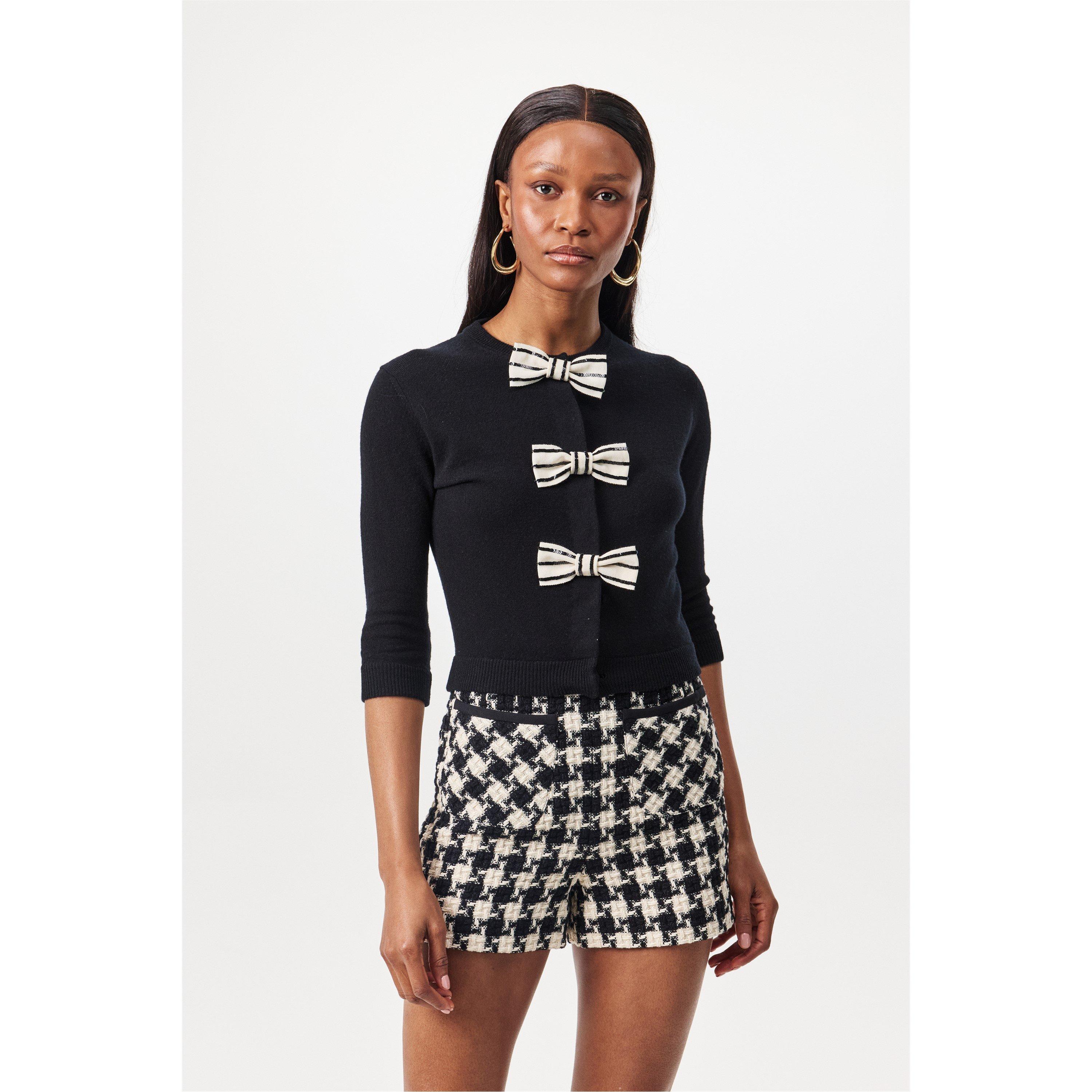 Nero - Valentino - Cardigan With Embroidered Bows - 3