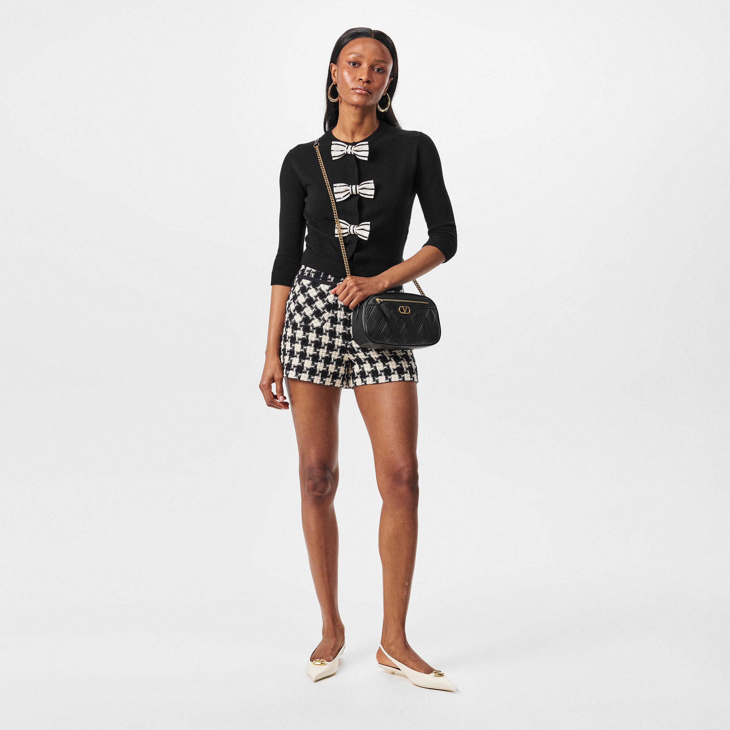 Nero - Valentino - Cardigan With Embroidered Bows - 6