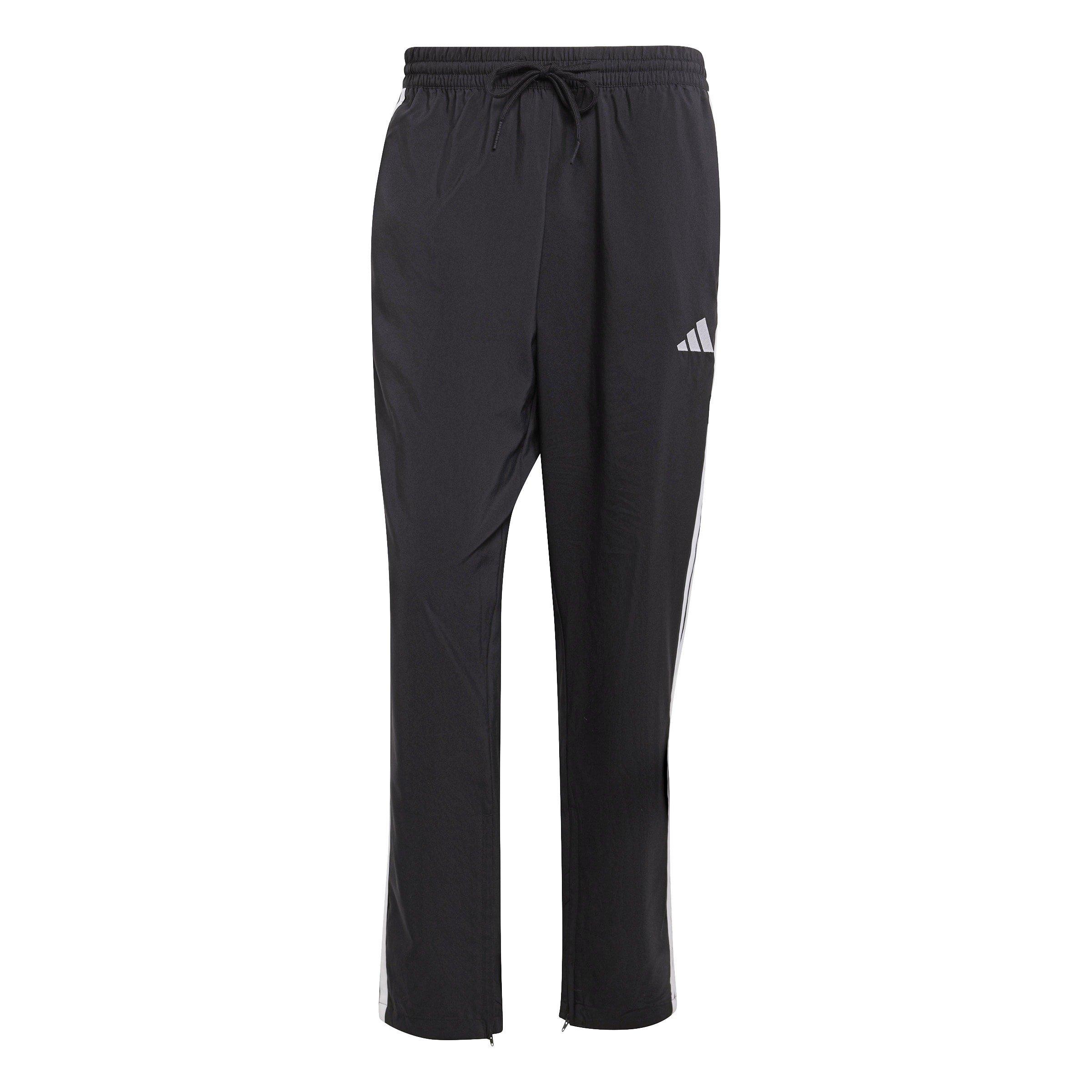 Black/White - adidas - Essentials Stanford 3-Stripes Joggers Mens - 1