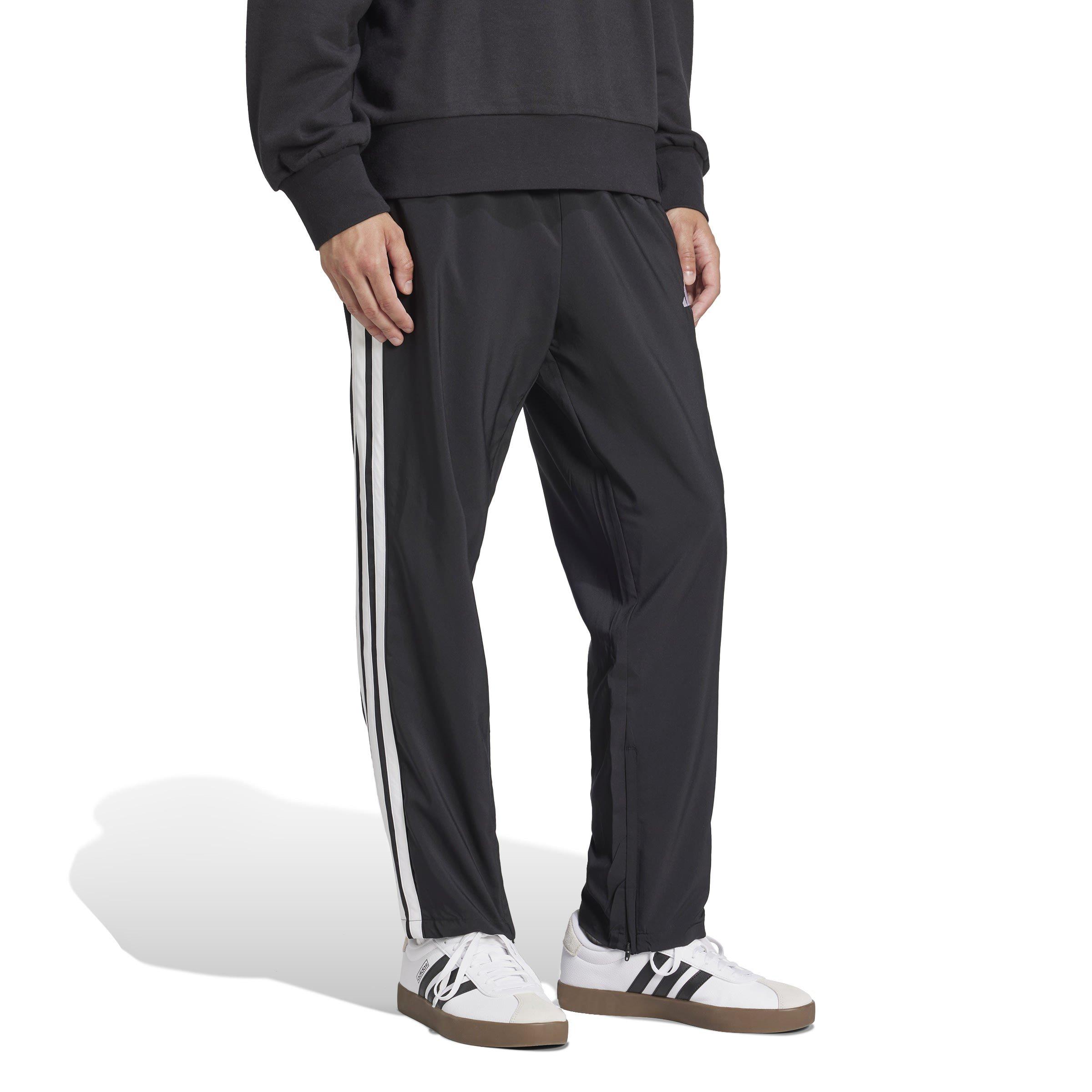 Black/White - adidas - Essentials Stanford 3-Stripes Joggers Mens - 4