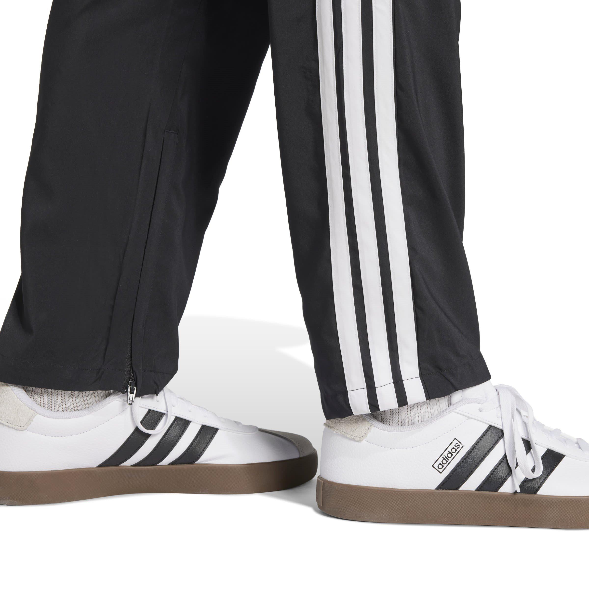 Black/White - adidas - Essentials Stanford 3-Stripes Joggers Mens - 5