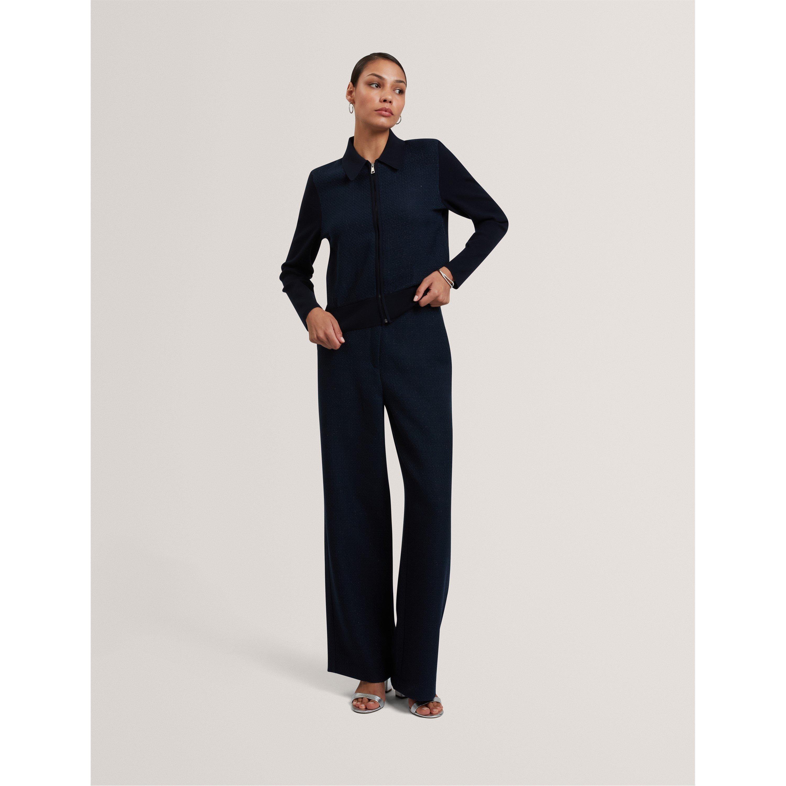 Navy - Ted Baker - Ted Knit Zip Cardi Ld61 - 5