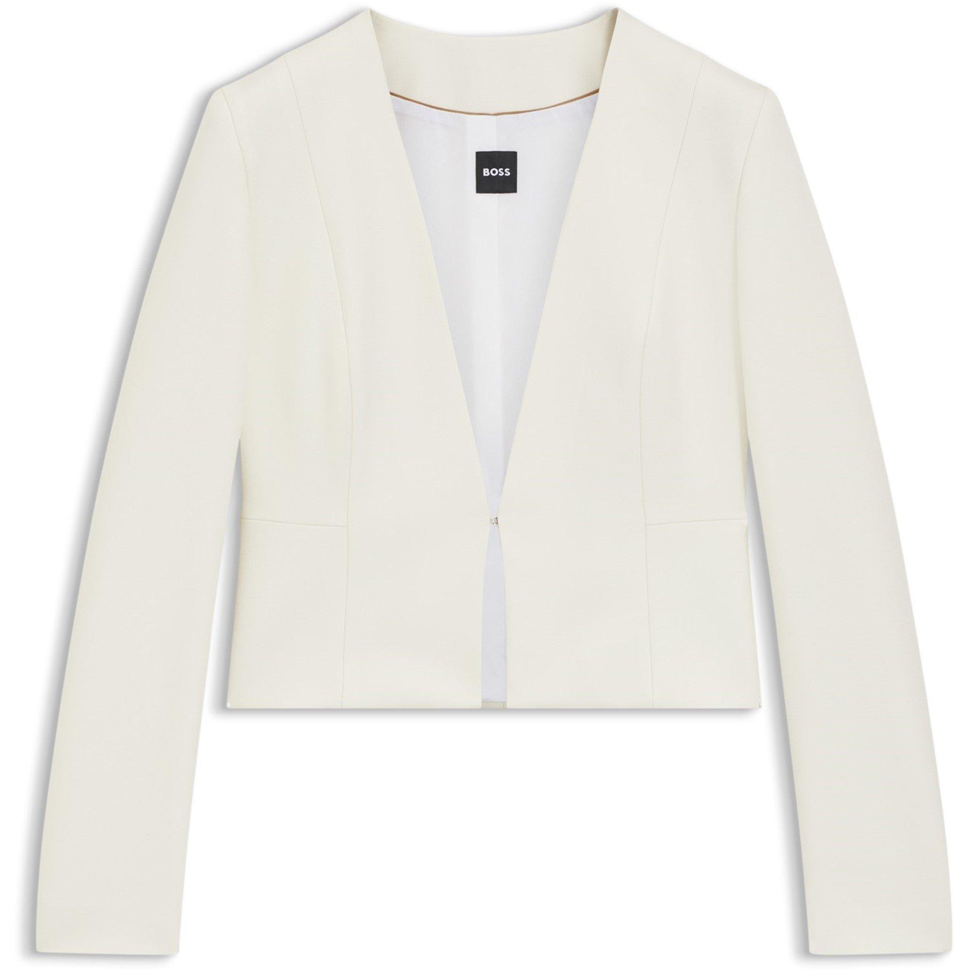 Boss Women's Jamaisa Formal Jacket - Open White - 16 (XXL)