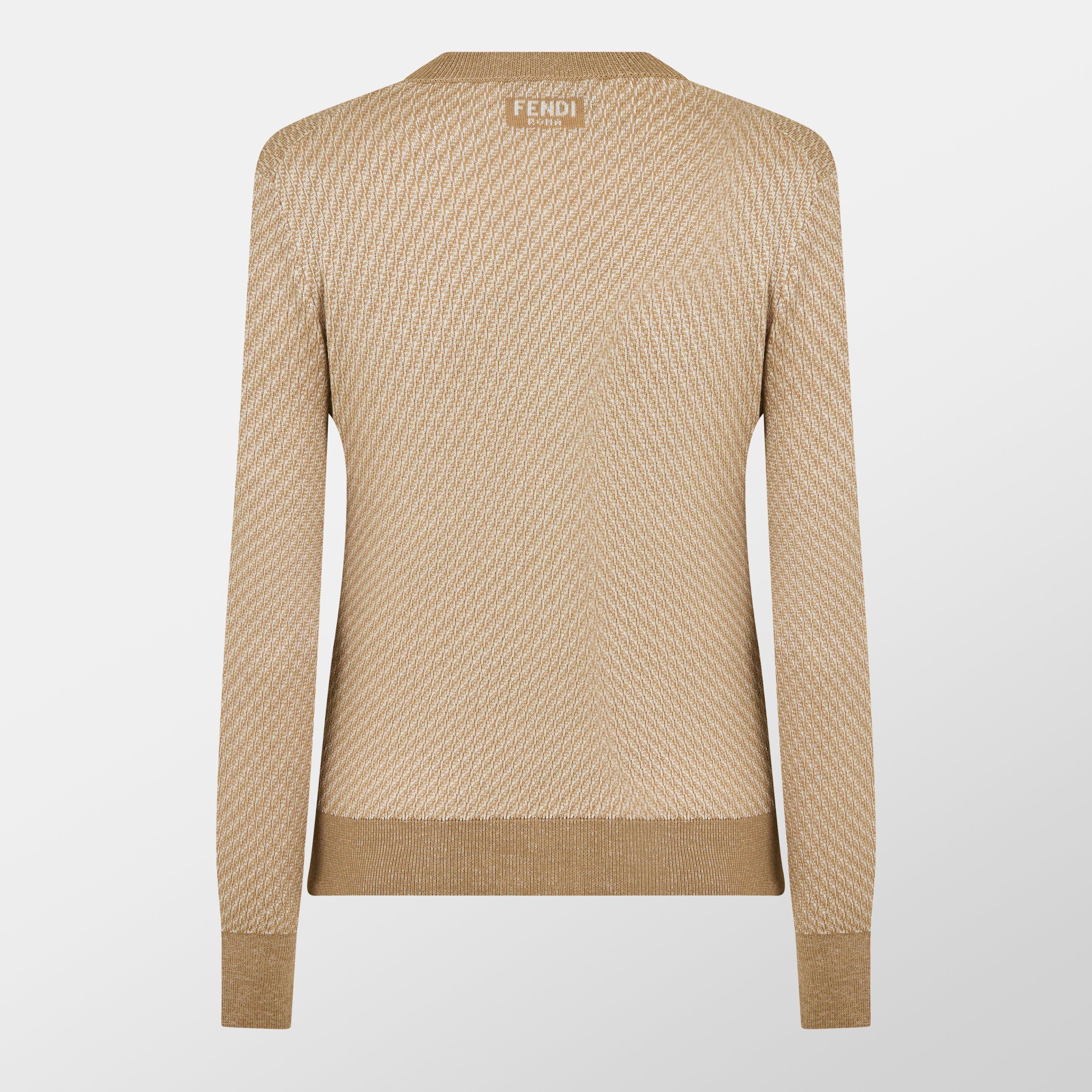 Brown - Fendi - Ff Monogram Cardigan - 2