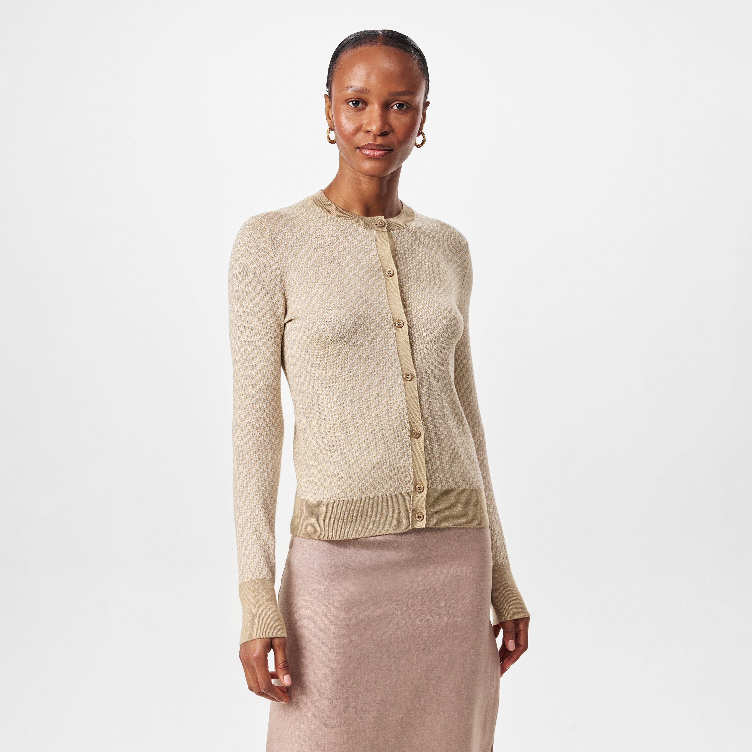 Brown - Fendi - Ff Monogram Cardigan - 3