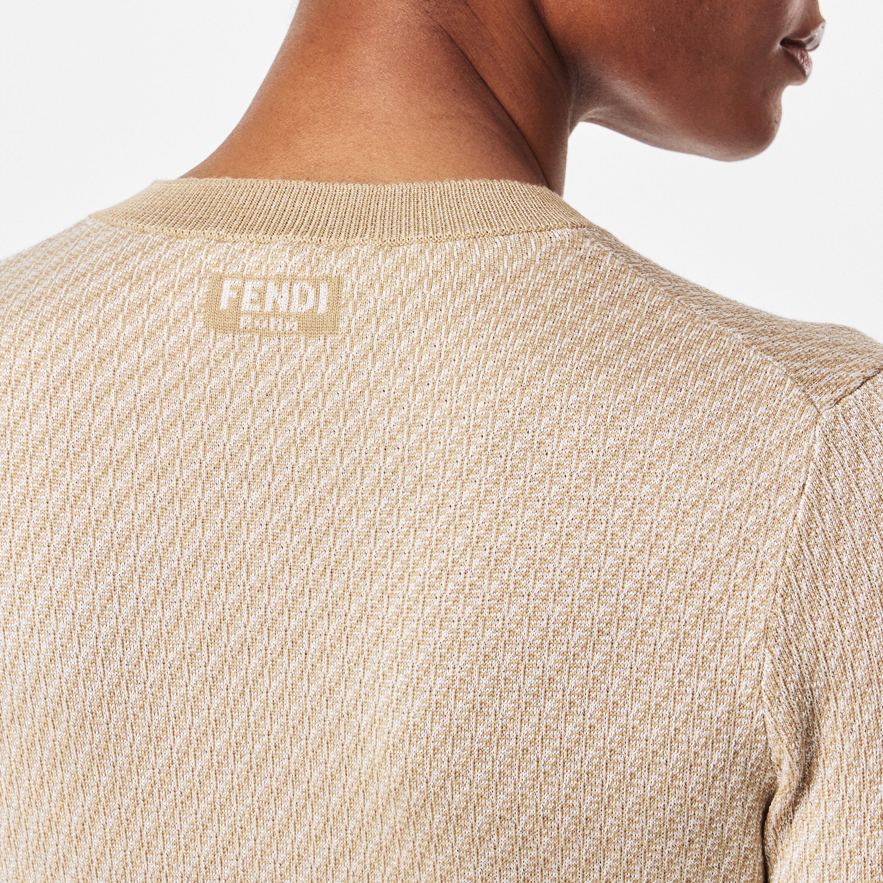 Brown - Fendi - Ff Monogram Cardigan - 5