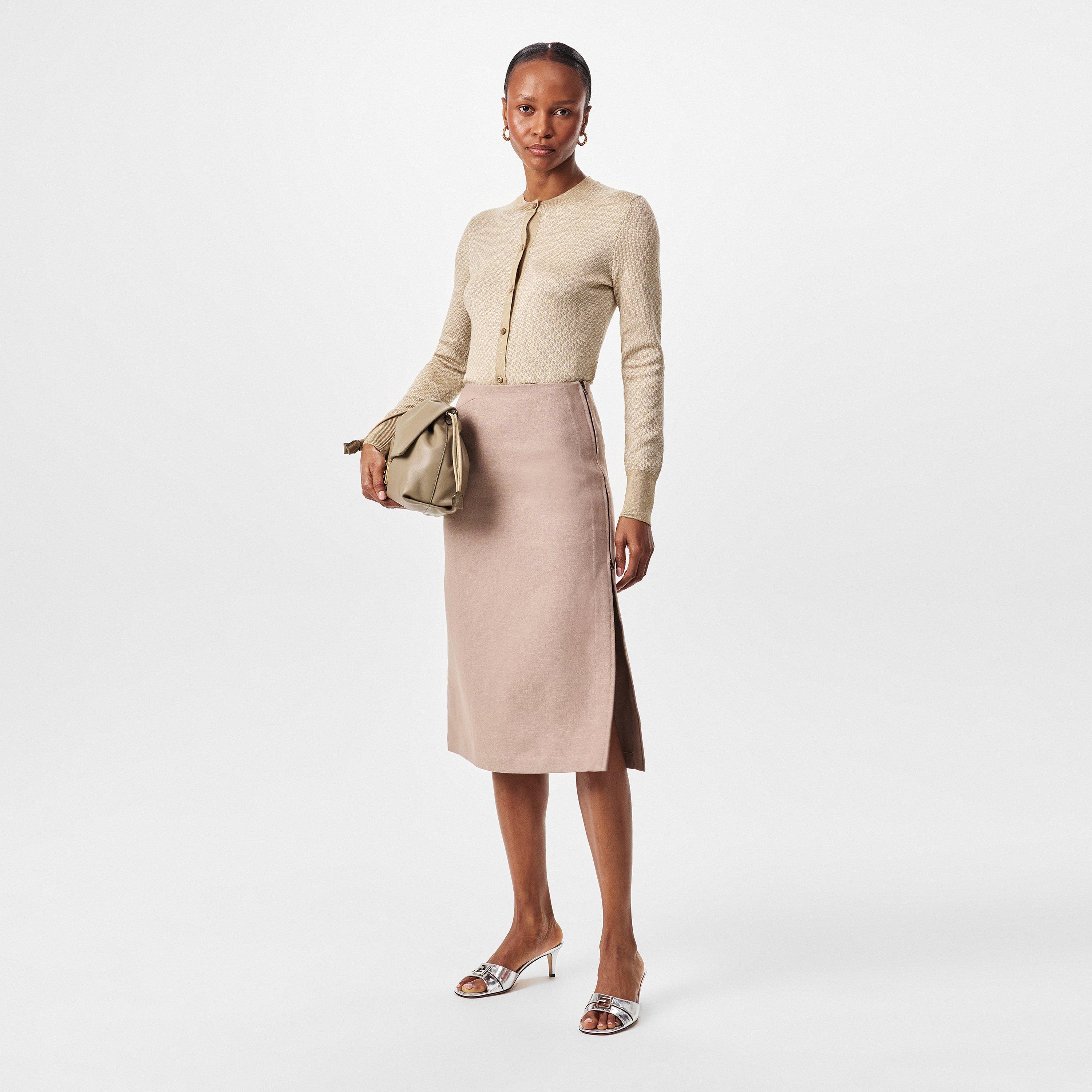 Brown - Fendi - Ff Monogram Cardigan - 6