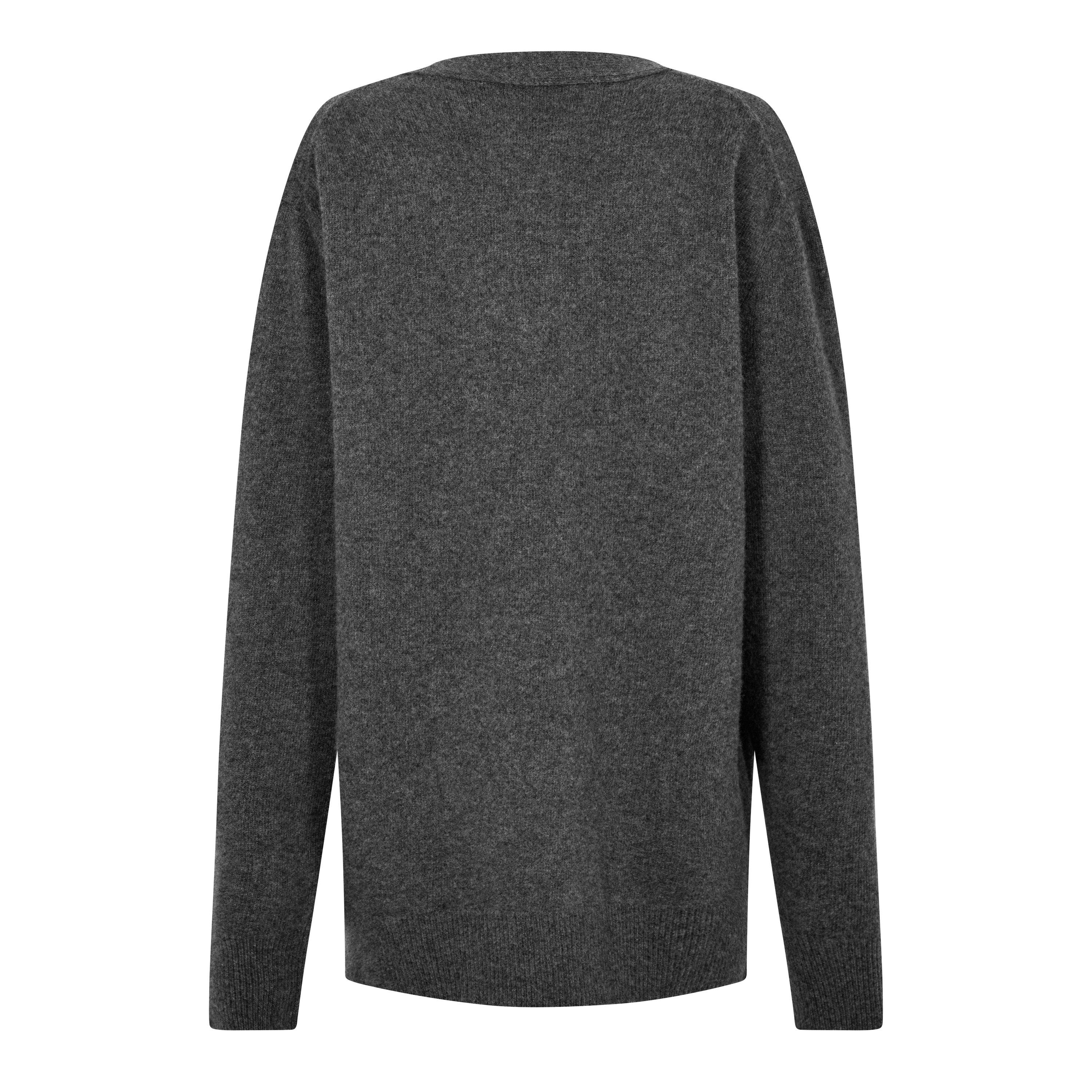 Charcoal - Maison Margiela - Cashmere V-Neck Cardigan - 6
