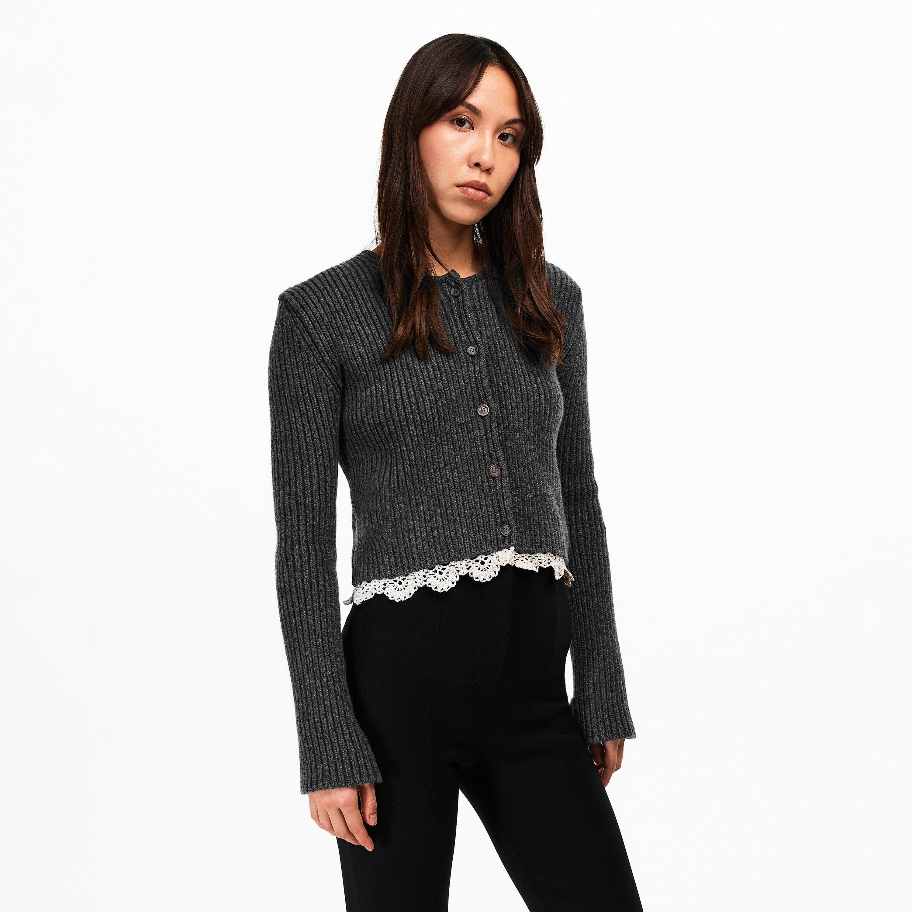 Grey - Magda Butrym - Women's Cardigan - 3
