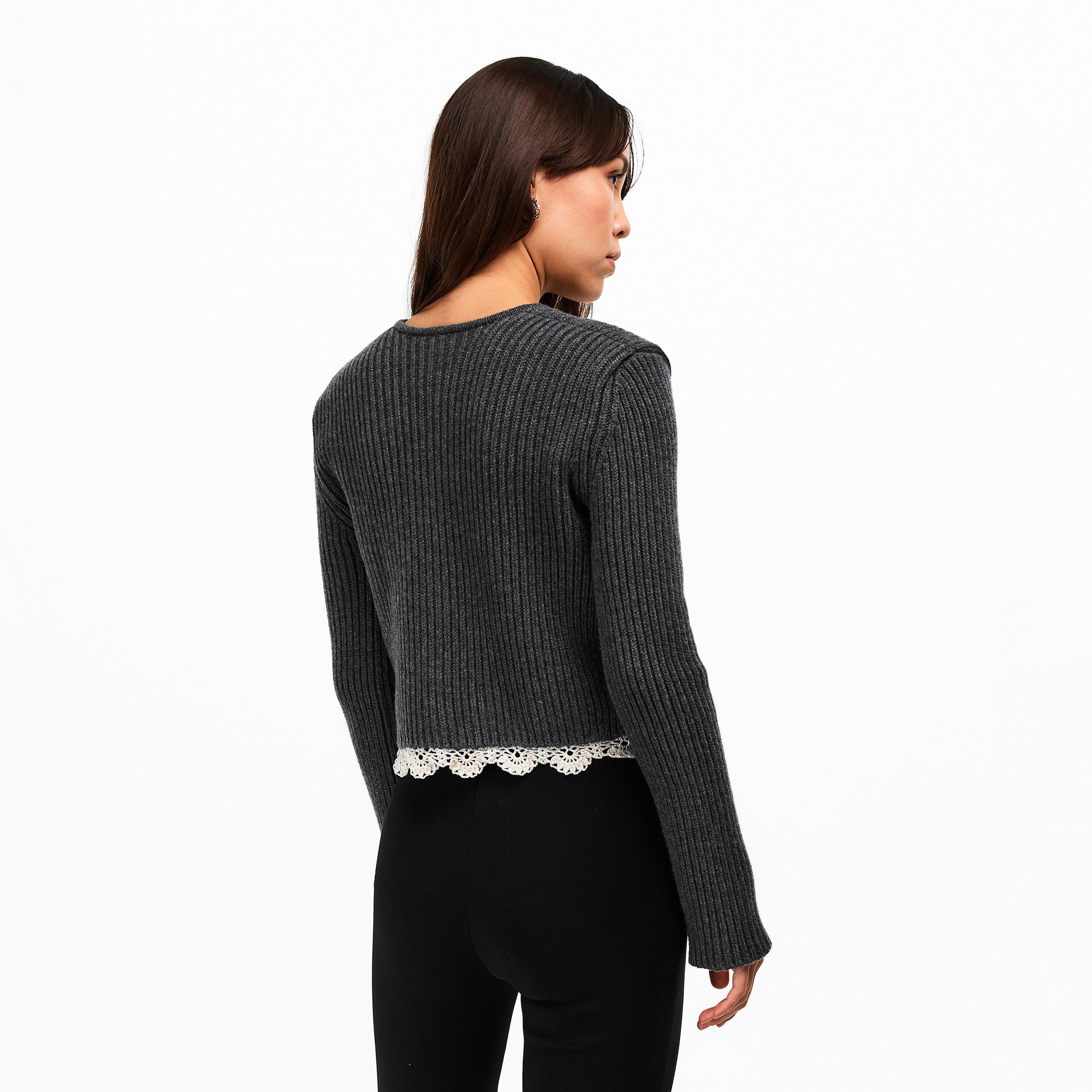 Grey - Magda Butrym - Women's Cardigan - 4