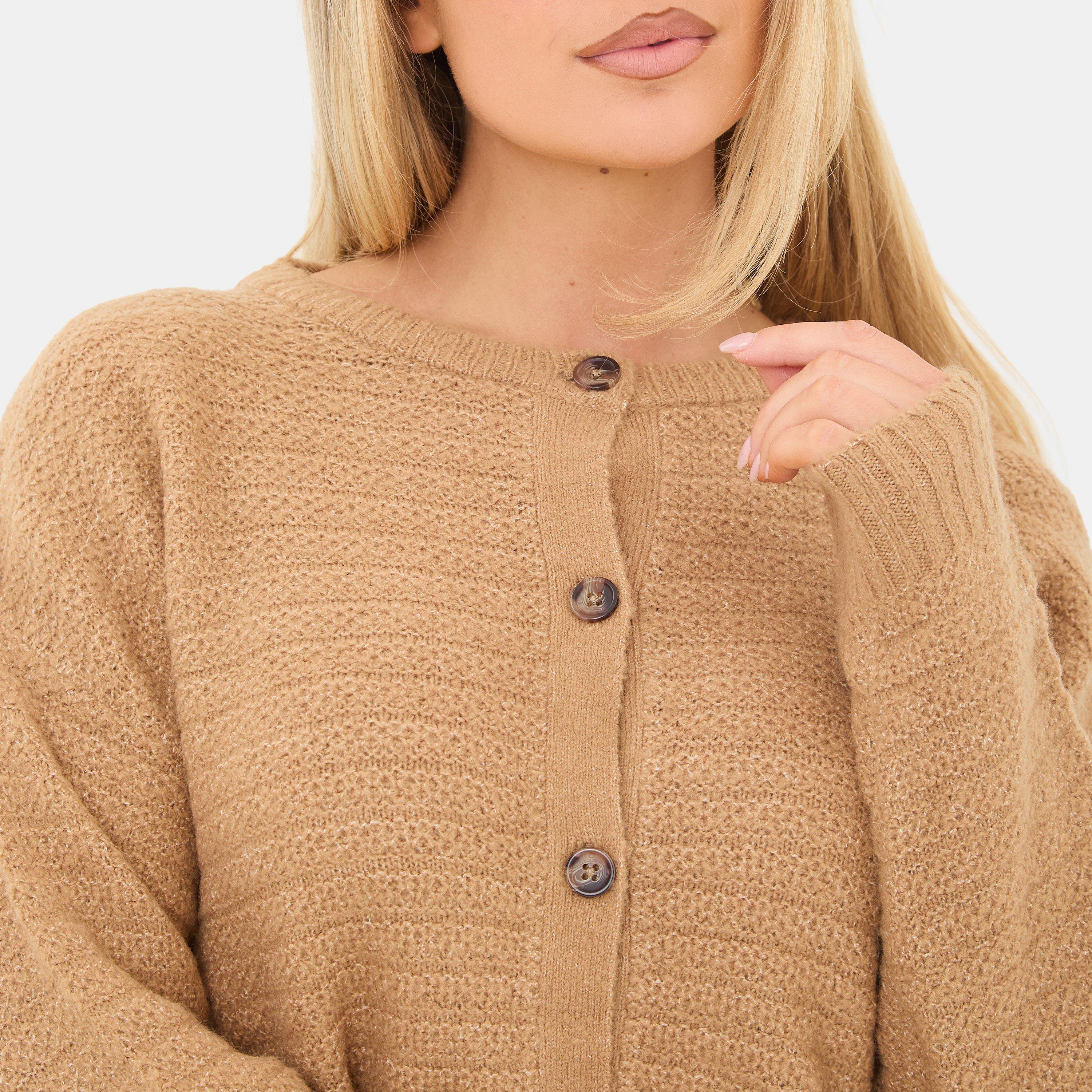 Mocha - I Saw It First - Button Detail Cardigan - 4