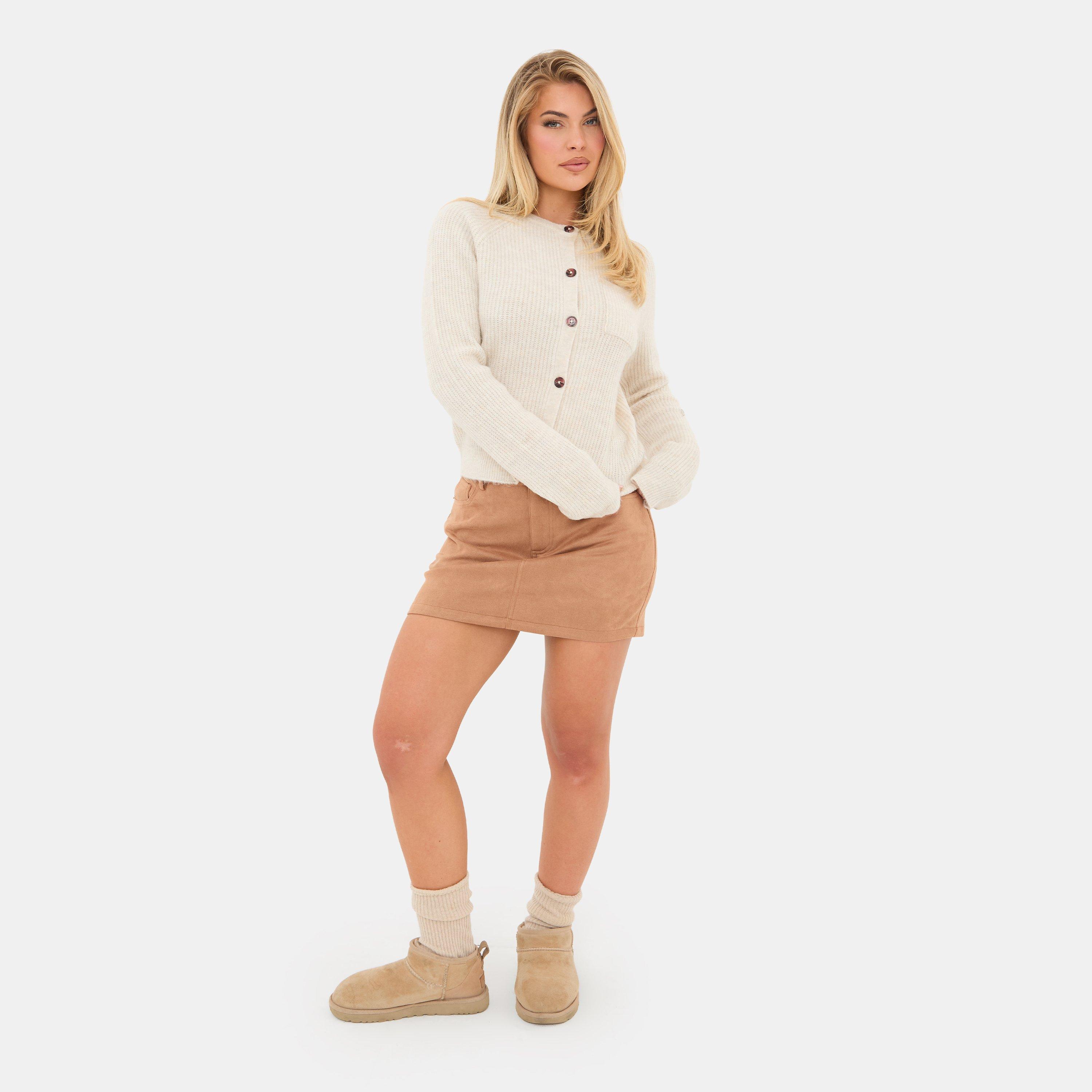 Oatmeal - I Saw It First - Button Detail Cardigan - 3