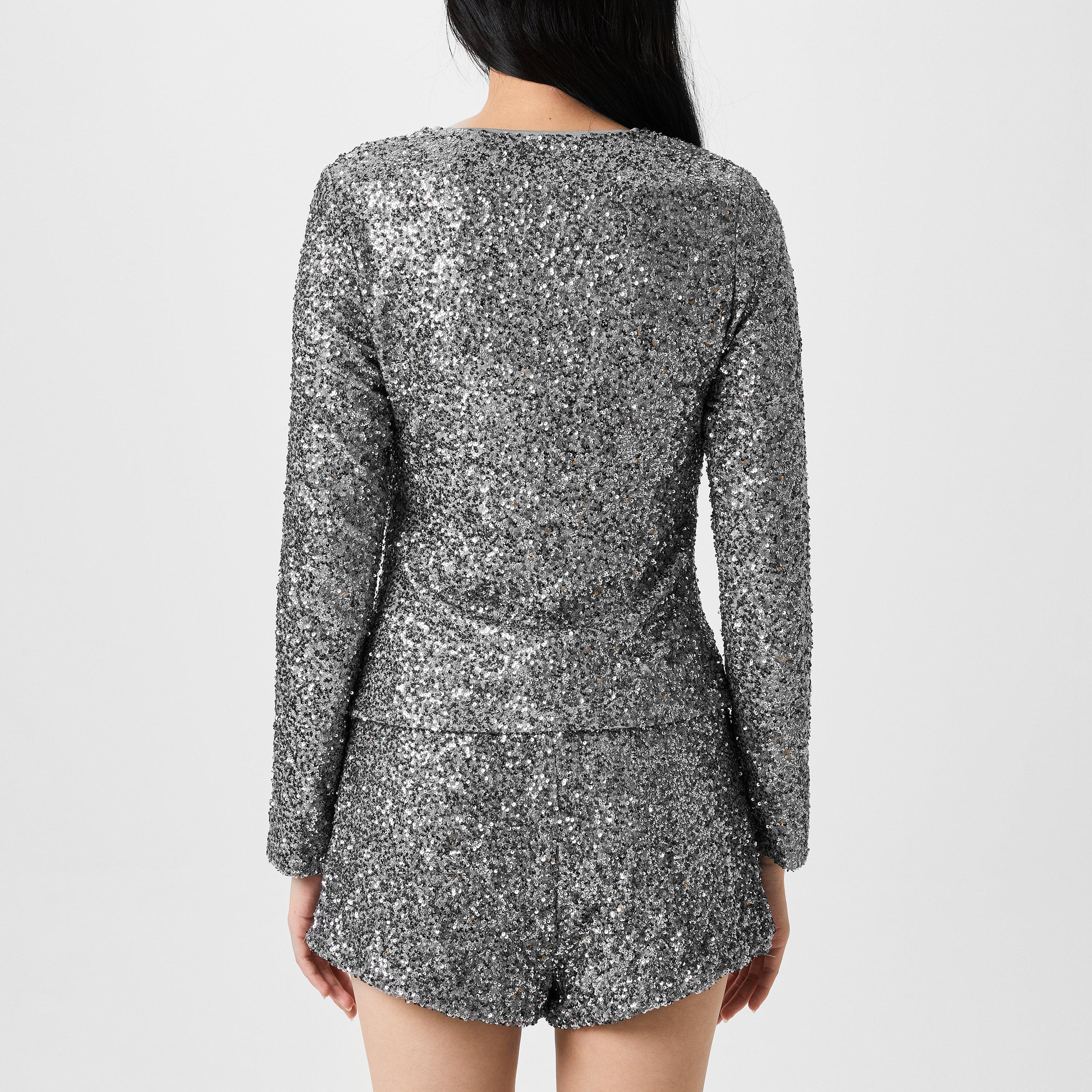 Gunmetal - Never Fully Dressed - Sequin Cardigan - 3