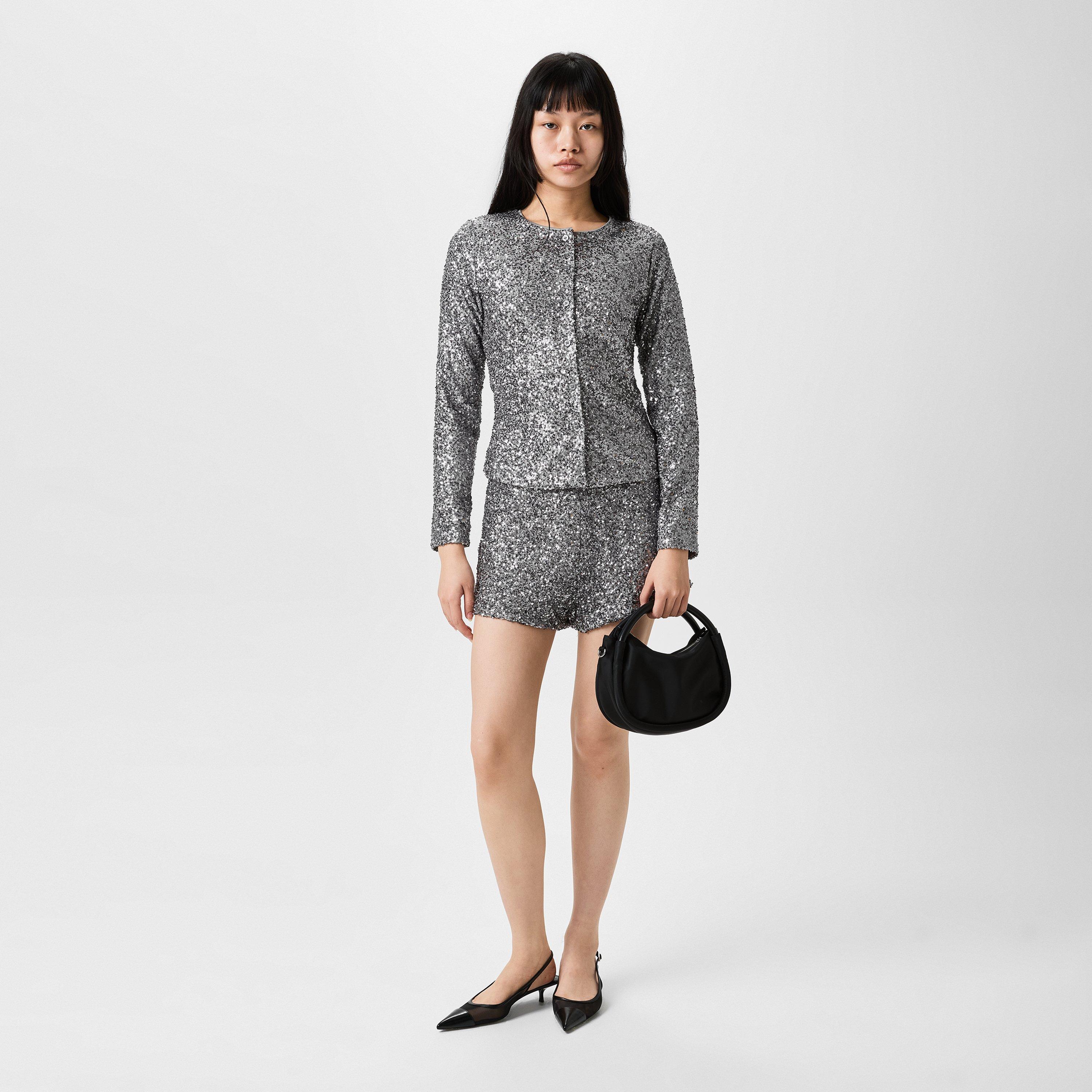 Gunmetal - Never Fully Dressed - Sequin Cardigan - 4