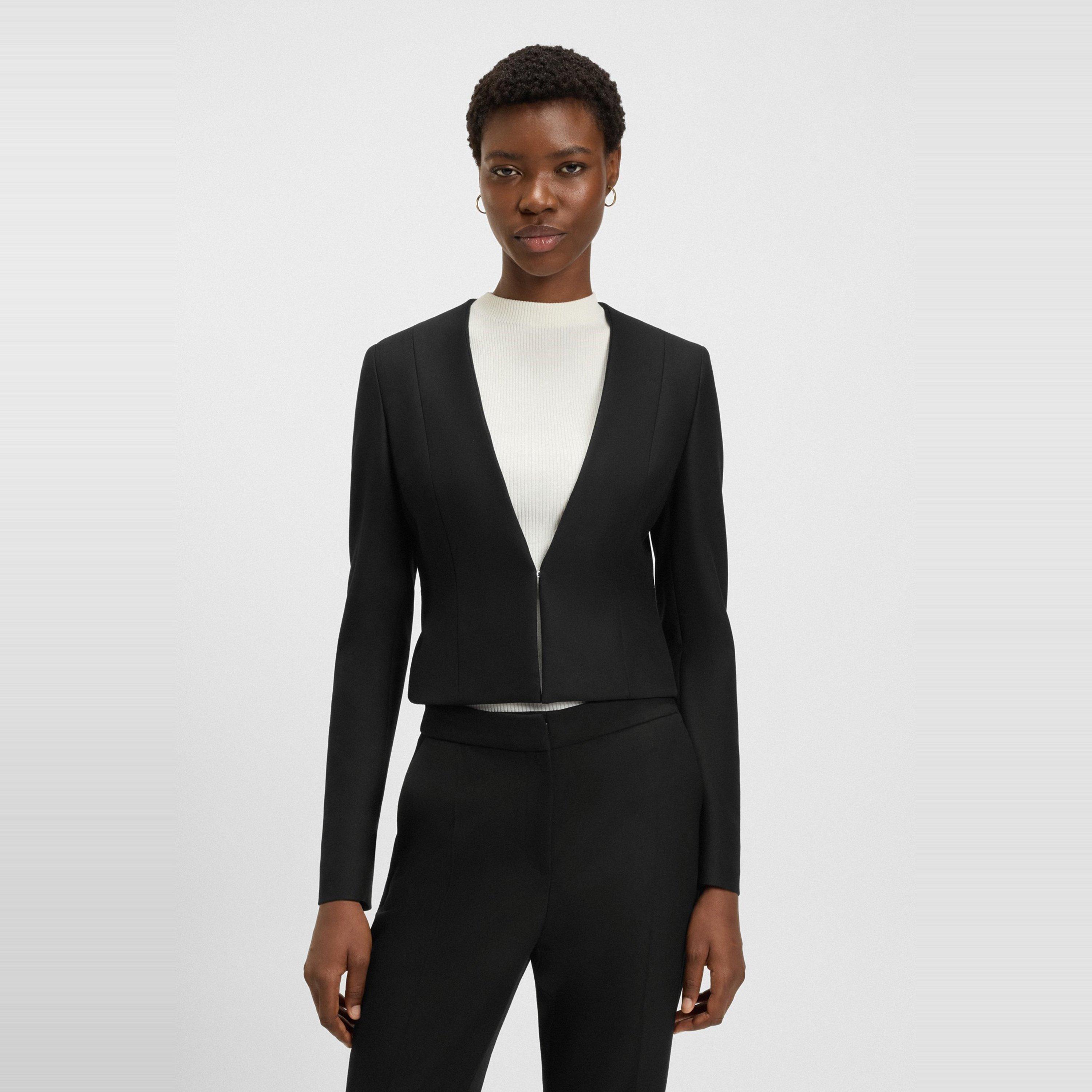 Black - Boss - Women's Jamaisa Formal Jacket - 2