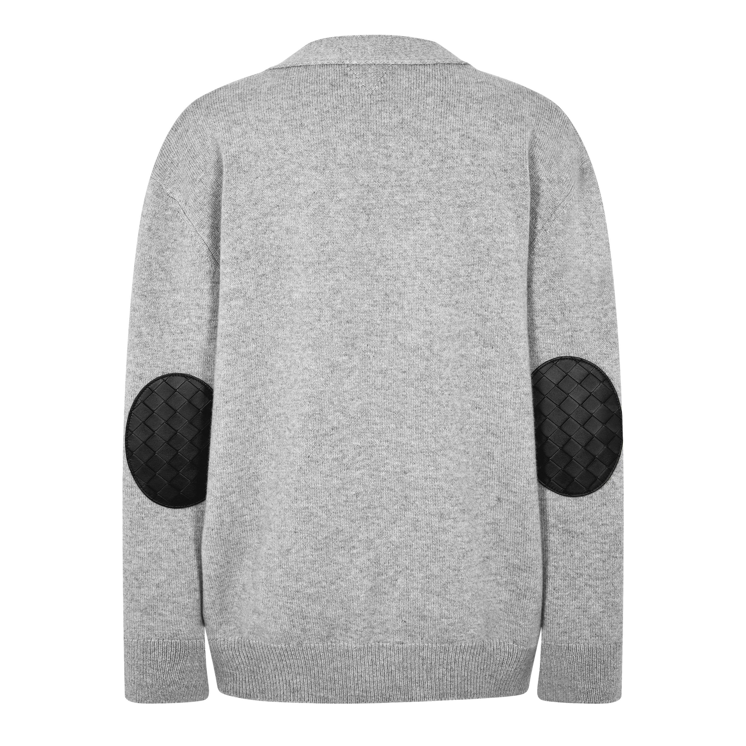 Light Grey - Bottega Veneta - Cashmere Cardigan - 2