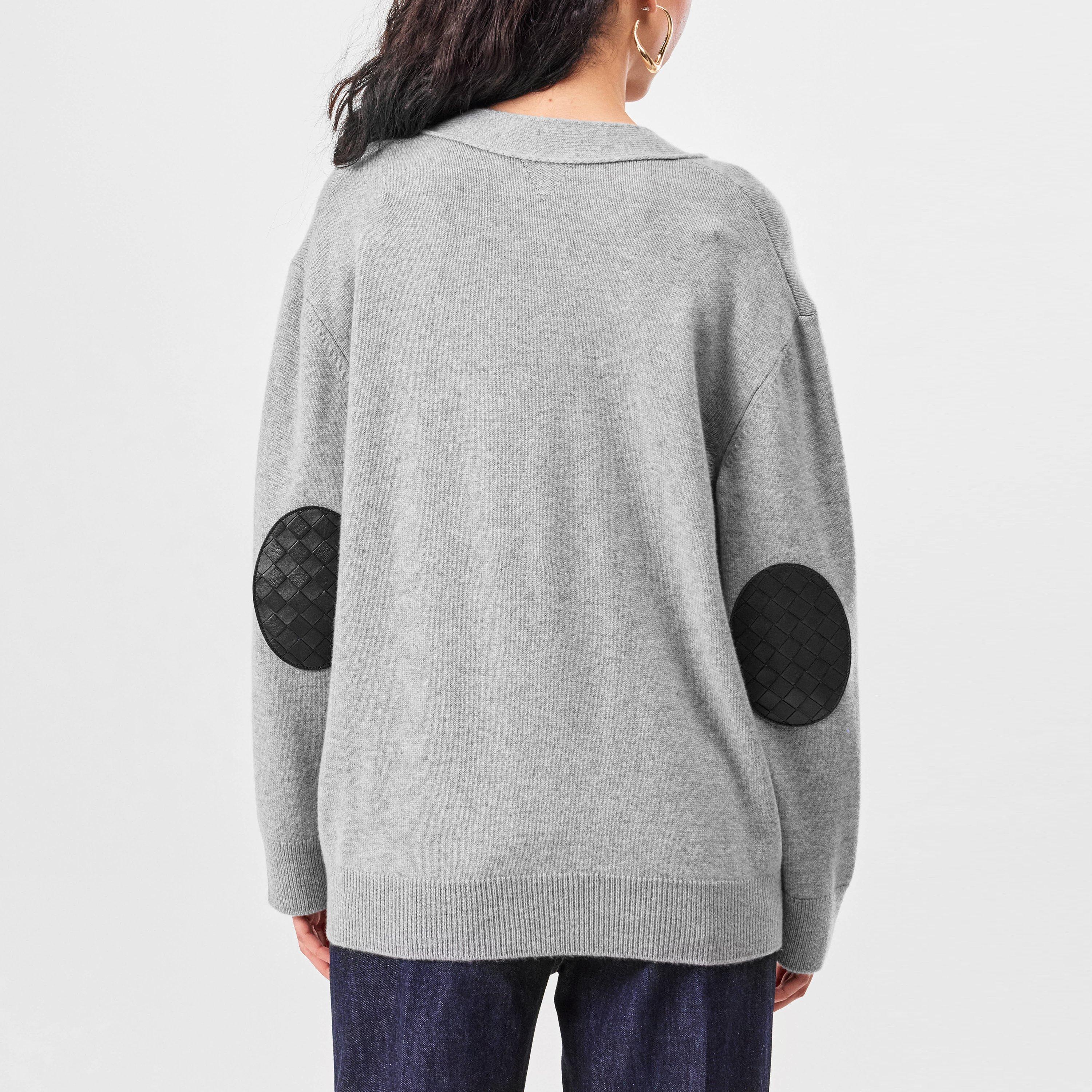 Light Grey - Bottega Veneta - Cashmere Cardigan - 4