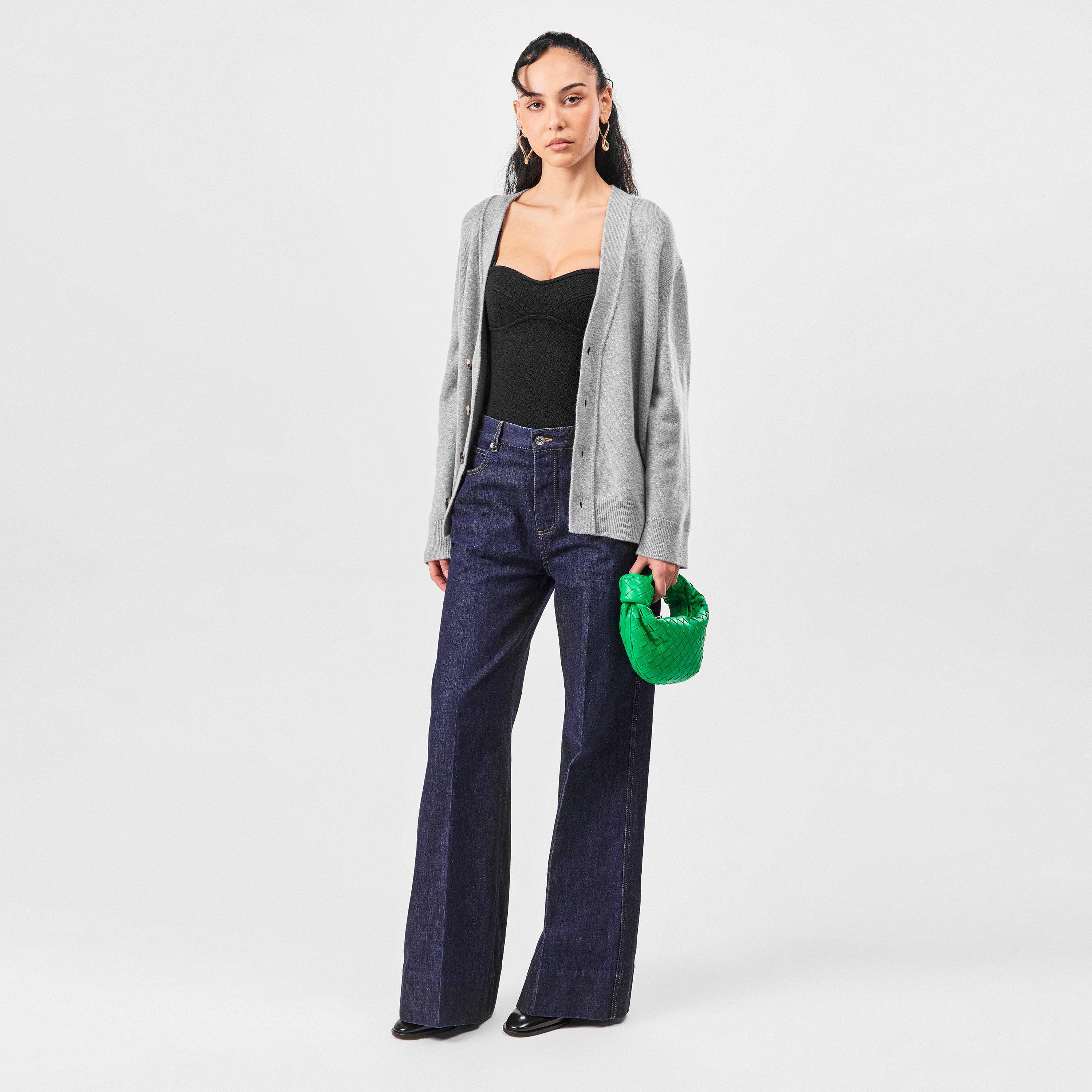 Light Grey - Bottega Veneta - Cashmere Cardigan - 6