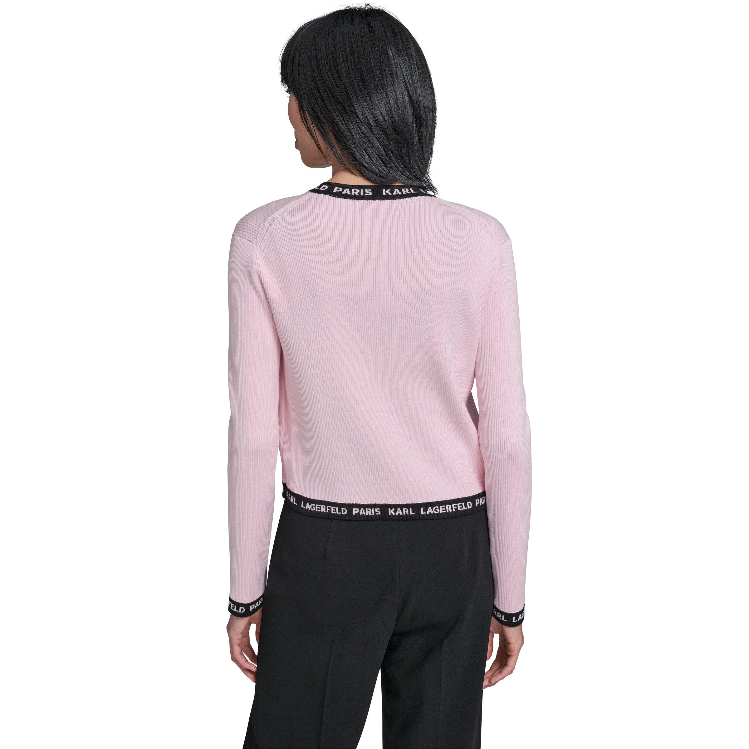 Ballet Slipper - Karl Lagerfeld - Women's Sportswear Cardigan - 6